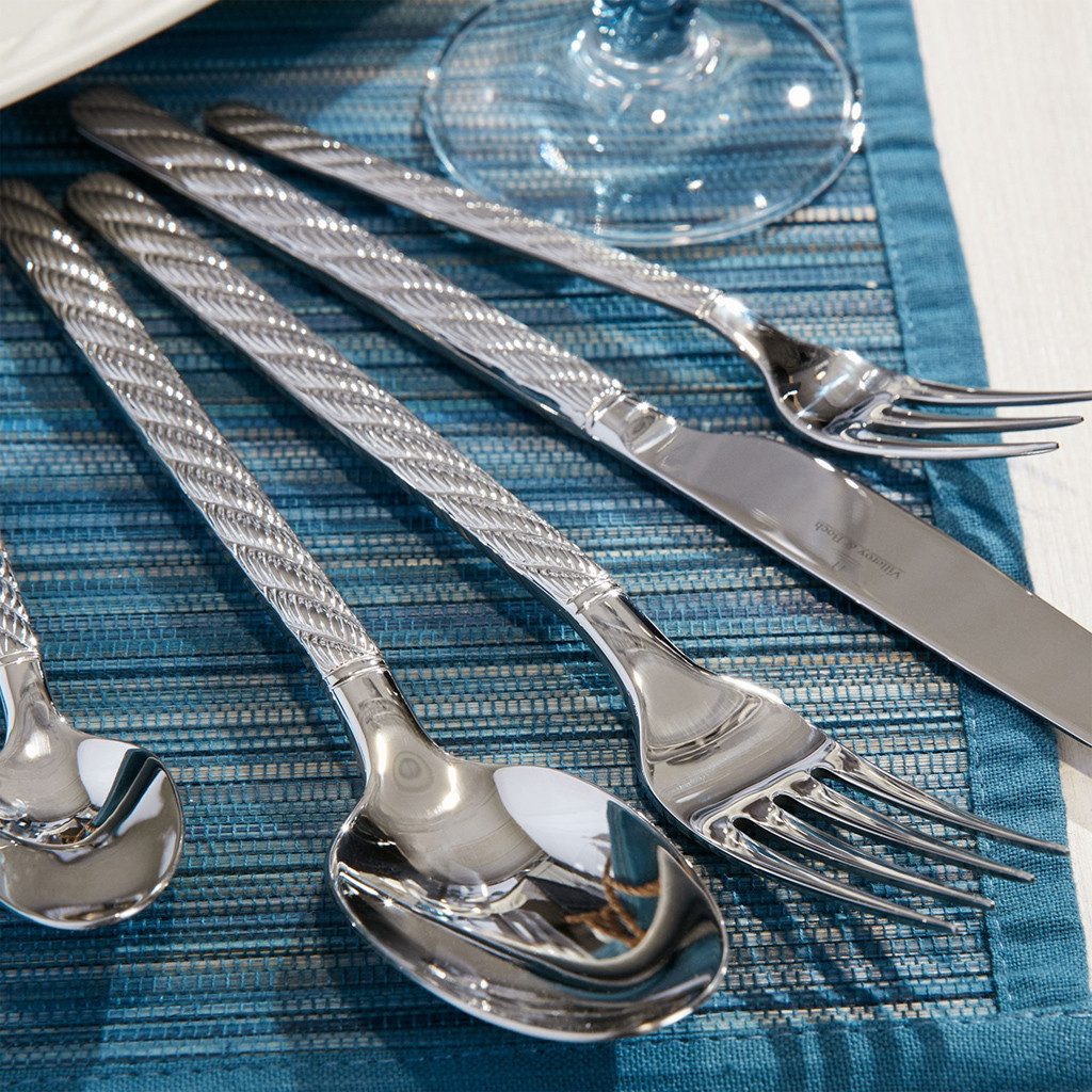 Villeroy & Boch Besteck-Set Montauk Tafelbesteck 30-teilig (30-tlg), 6 Personen, Edelstahl, Edelstahl, 30 Stck, spülmaschinenfest