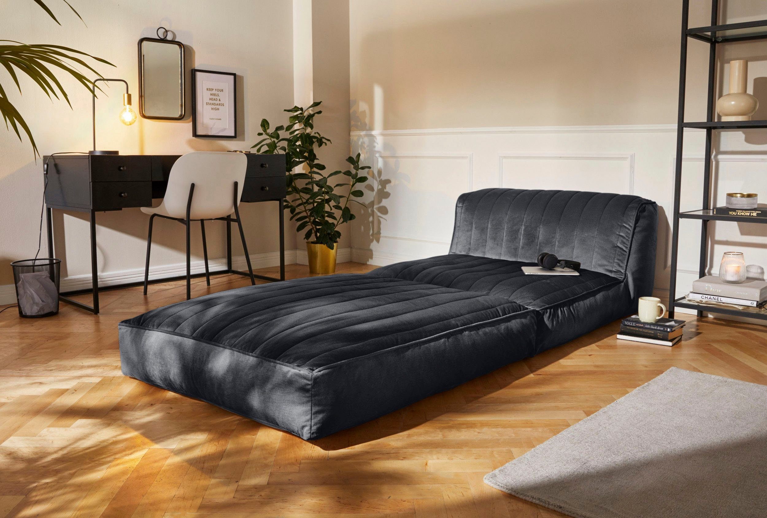 Home affaire Relaxsessel Polly, Loungesessel mit Schlaffunktion, perfekt als Gästebett, Daybed