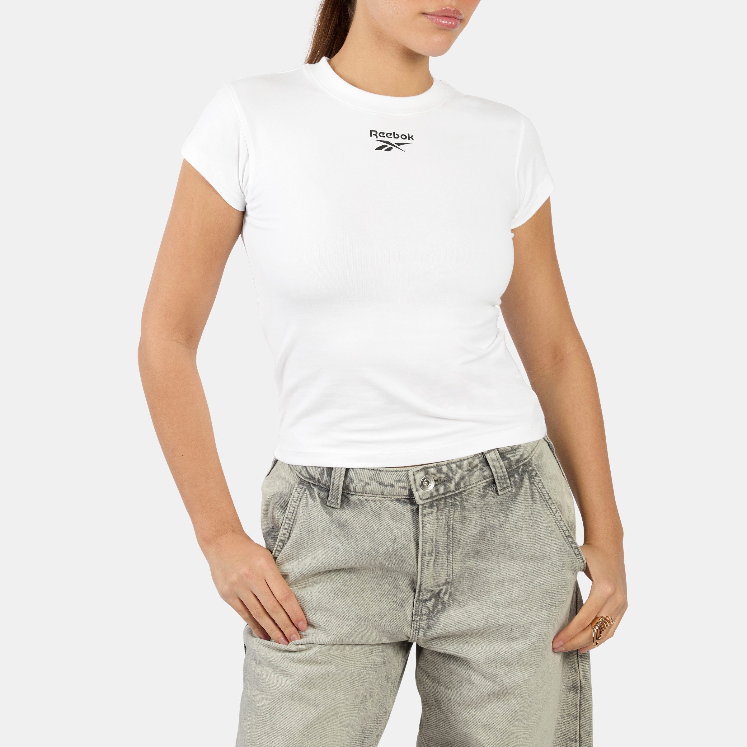 Reebok T-Shirt ID CAP SLEEVE T-SHIRT mit sportlicher Ausrichtung, bequemer Schnitt