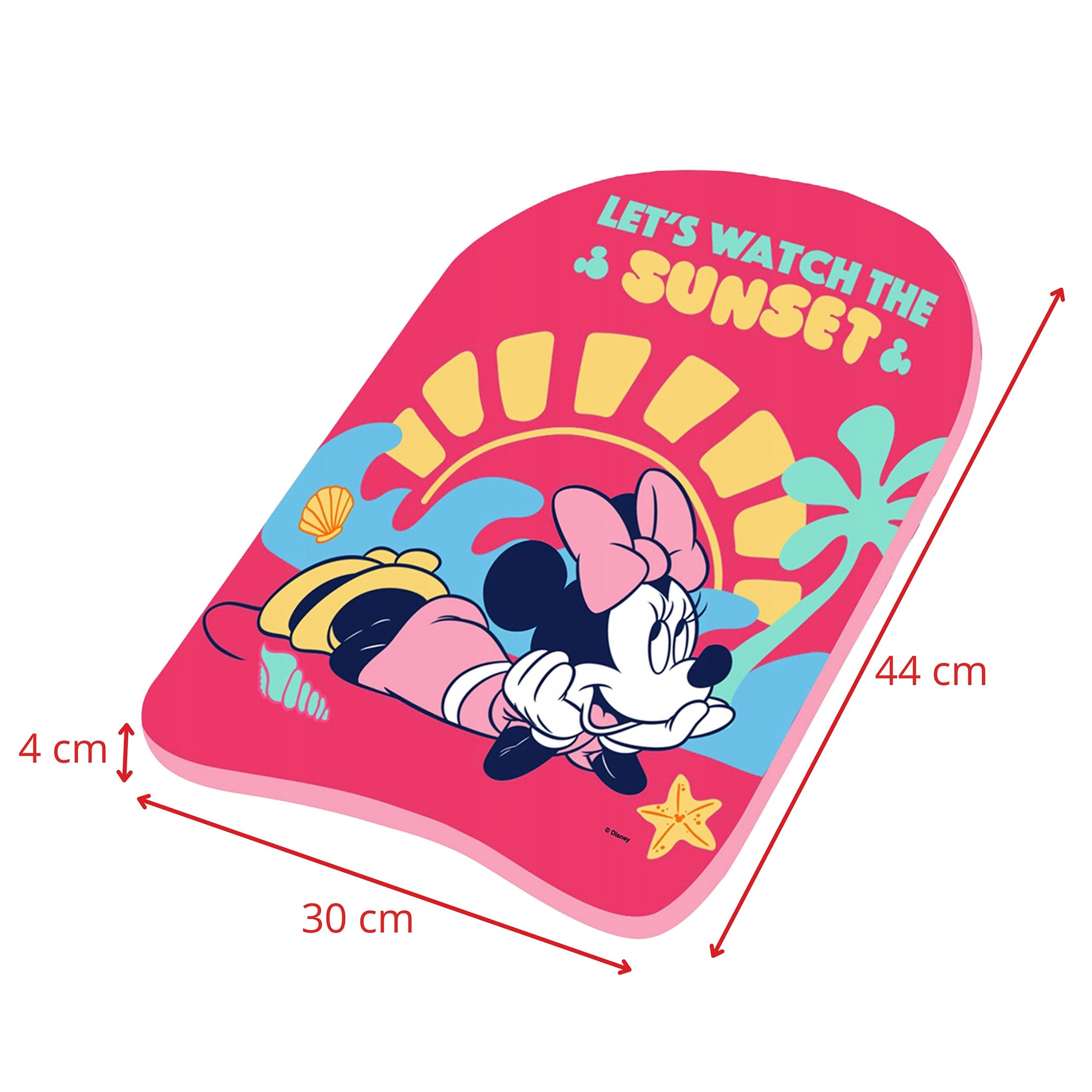 Sarcia.eu Schwimmbrett DISNEY Minnie Maus Kinder SCHWIMMBRETT zum Schwimmenlernen, 44x30x4cm