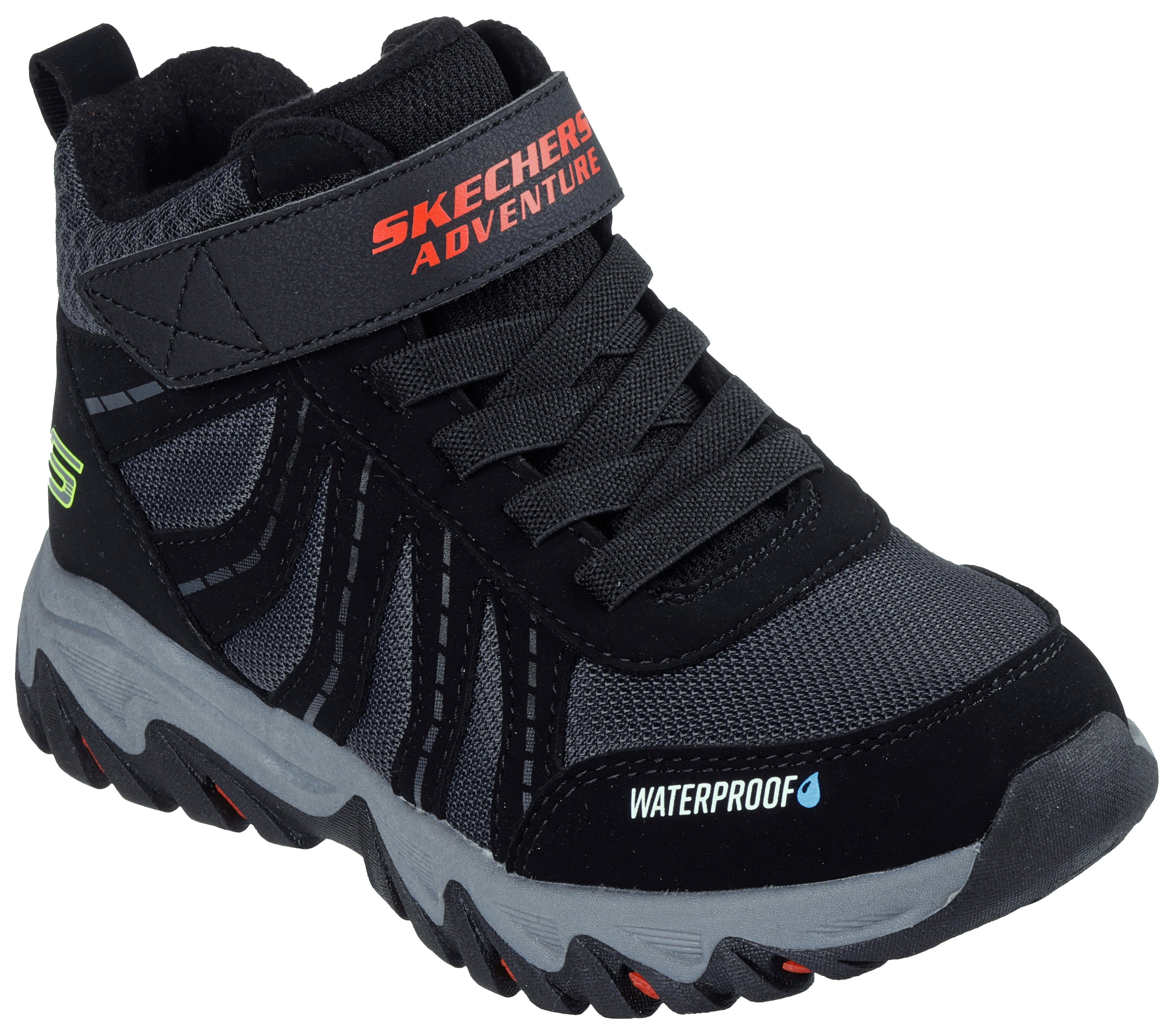 Skechers RUGGED RANGER-HYDRO SCOUT Winterstiefel Trekkingschuh, Outdoorschuh, Schnürboots mit Fleece Futter