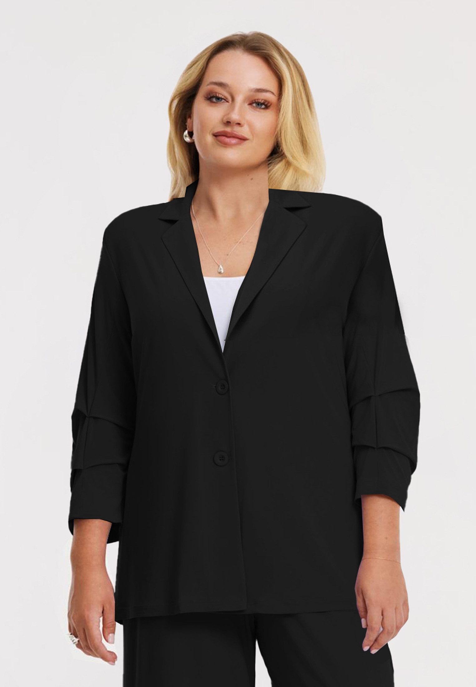 YOEK Jackenblazer Damen Blazer mit Langarm günstig online kaufen
