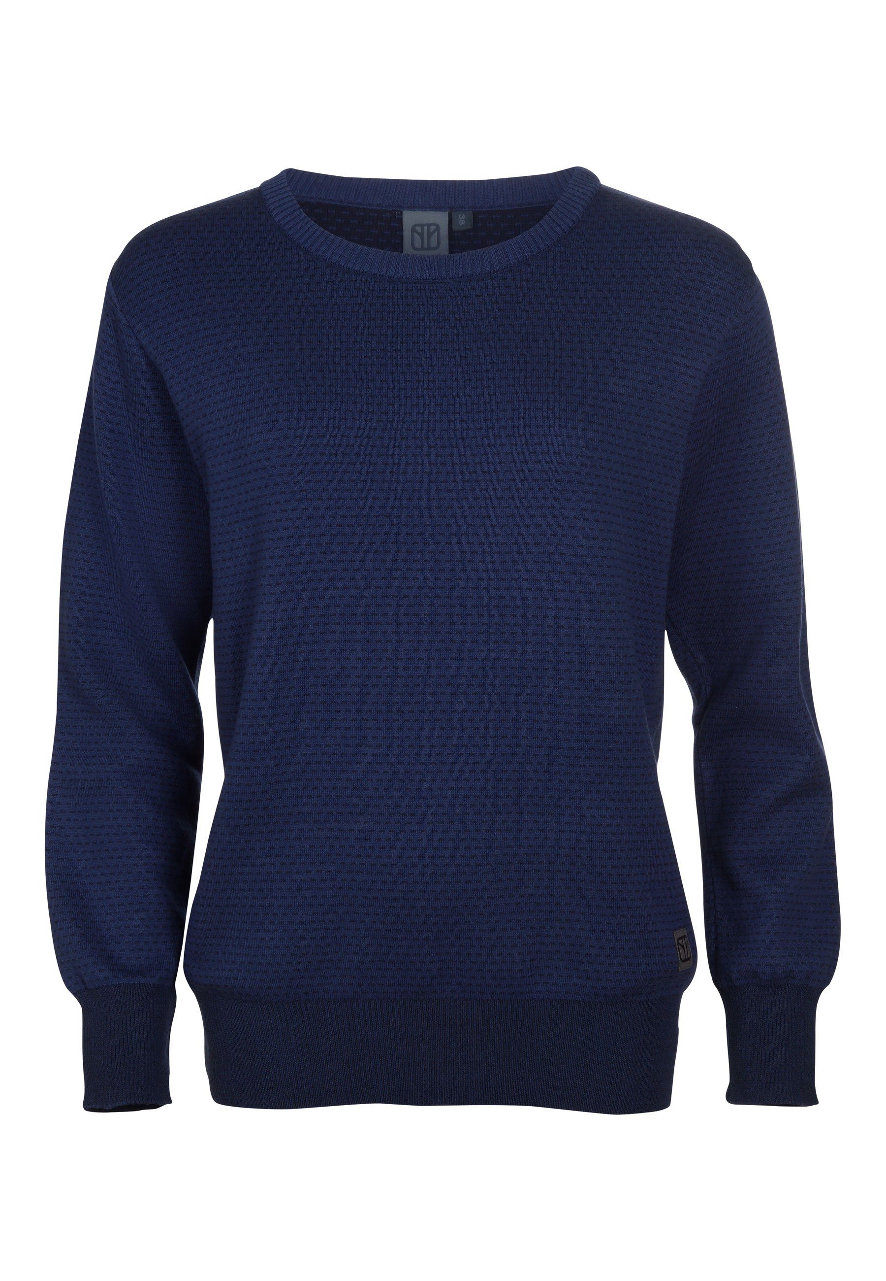 Basic lockerer - darkblue Elkline Pullover Strickpullover navy Coffee Schnitt Pot