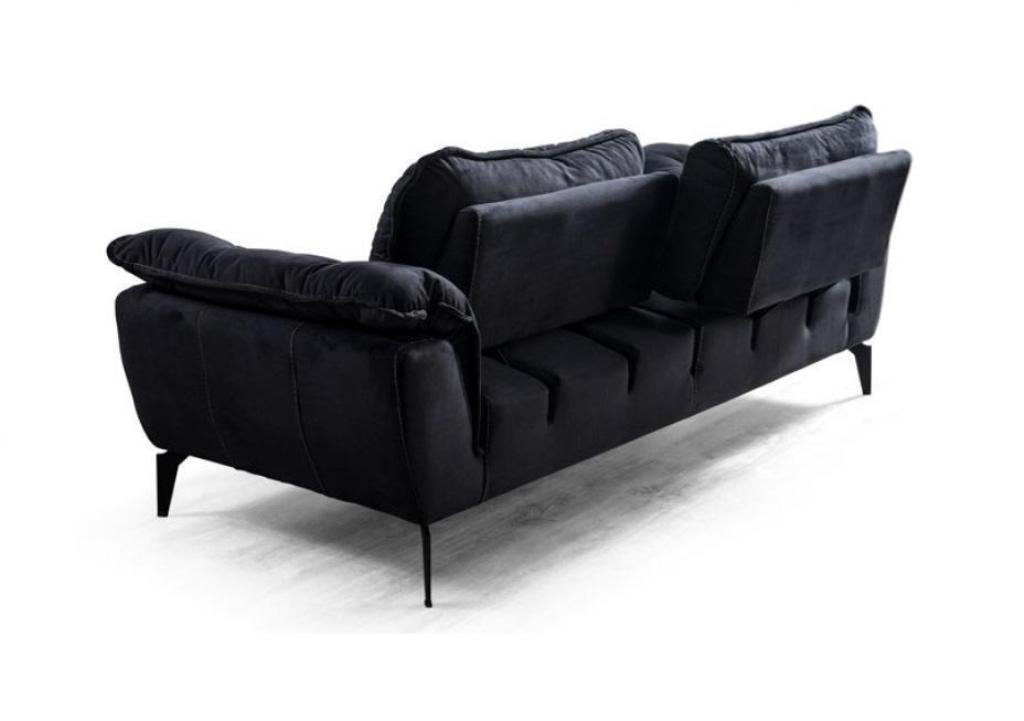 in Stil Luxus Sitzer Sofa Couch Sofas Sofa Design, Europa Made Wohnzimmer 3 Grau JVmoebel