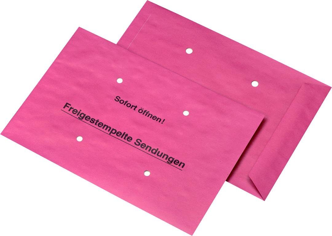 mayer-network GmbH Versandtasche 10 Freistempler-Versandtaschen / DIN B4 / nassklebend / Farbe: rot