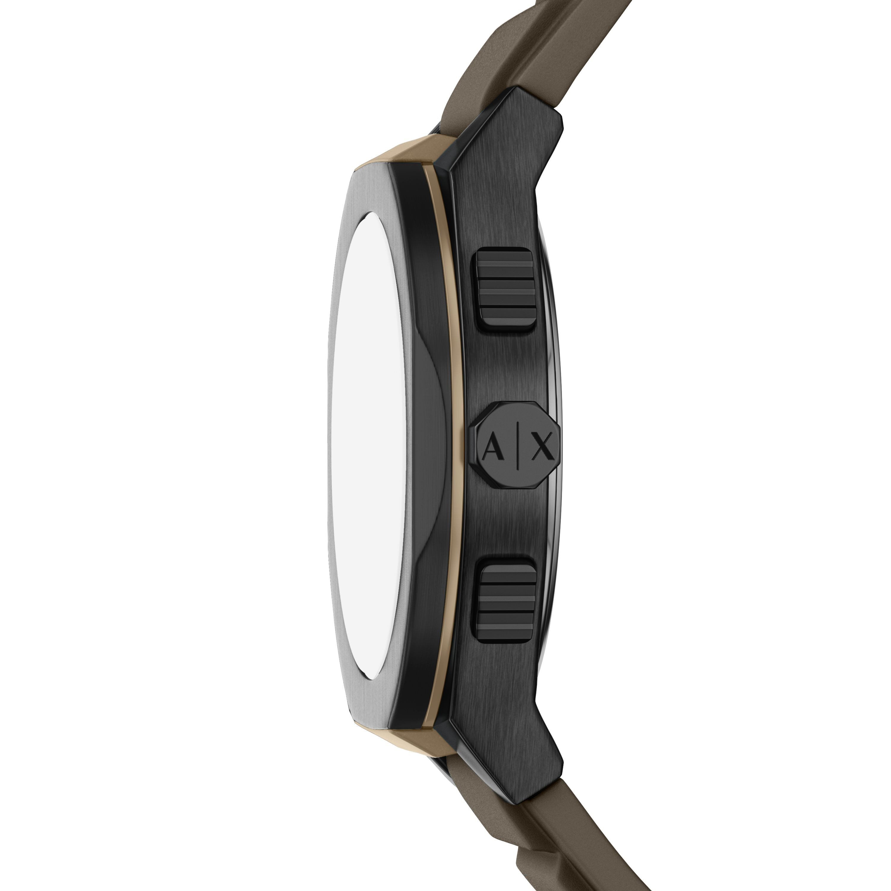 ARMANI EXCHANGE Chronograph SYNC AX4293, Quarzuhr, Armbanduhr, Herrenuhr, Silikonarmband, analog, Tag
