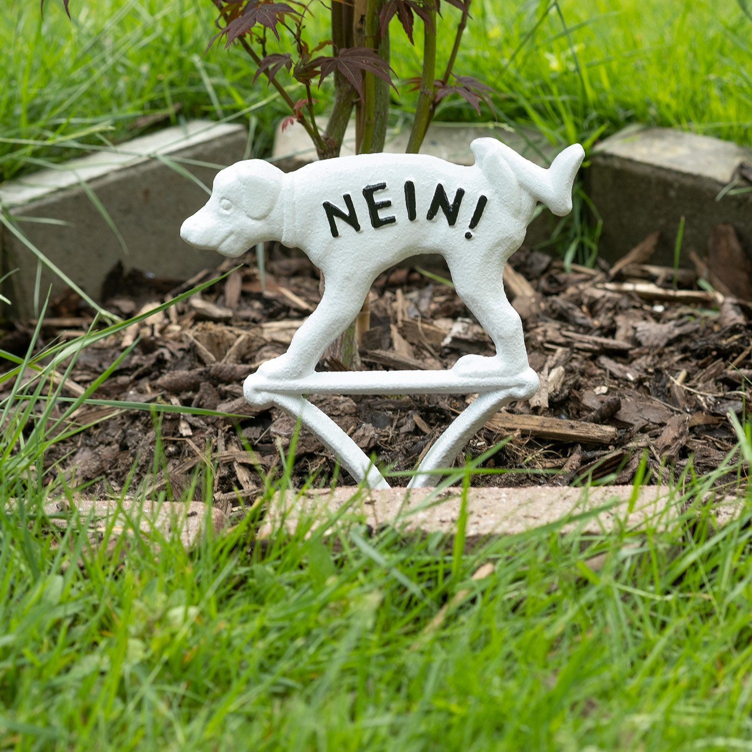 Moritz Hinweisschild Verbotsschild No Dog Hunde verboten NO03W, Steckschild Verboten Schild Warnschild Hinweis – Bild 2 von 5