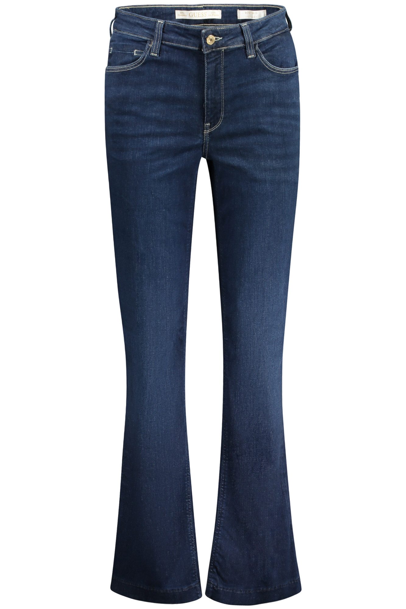 GUESS JEANS 5-Pocket-Jeans Damen Blaue Jeans mit Mittlerer Taille und 5 Taschen - Stilvoll & Komf