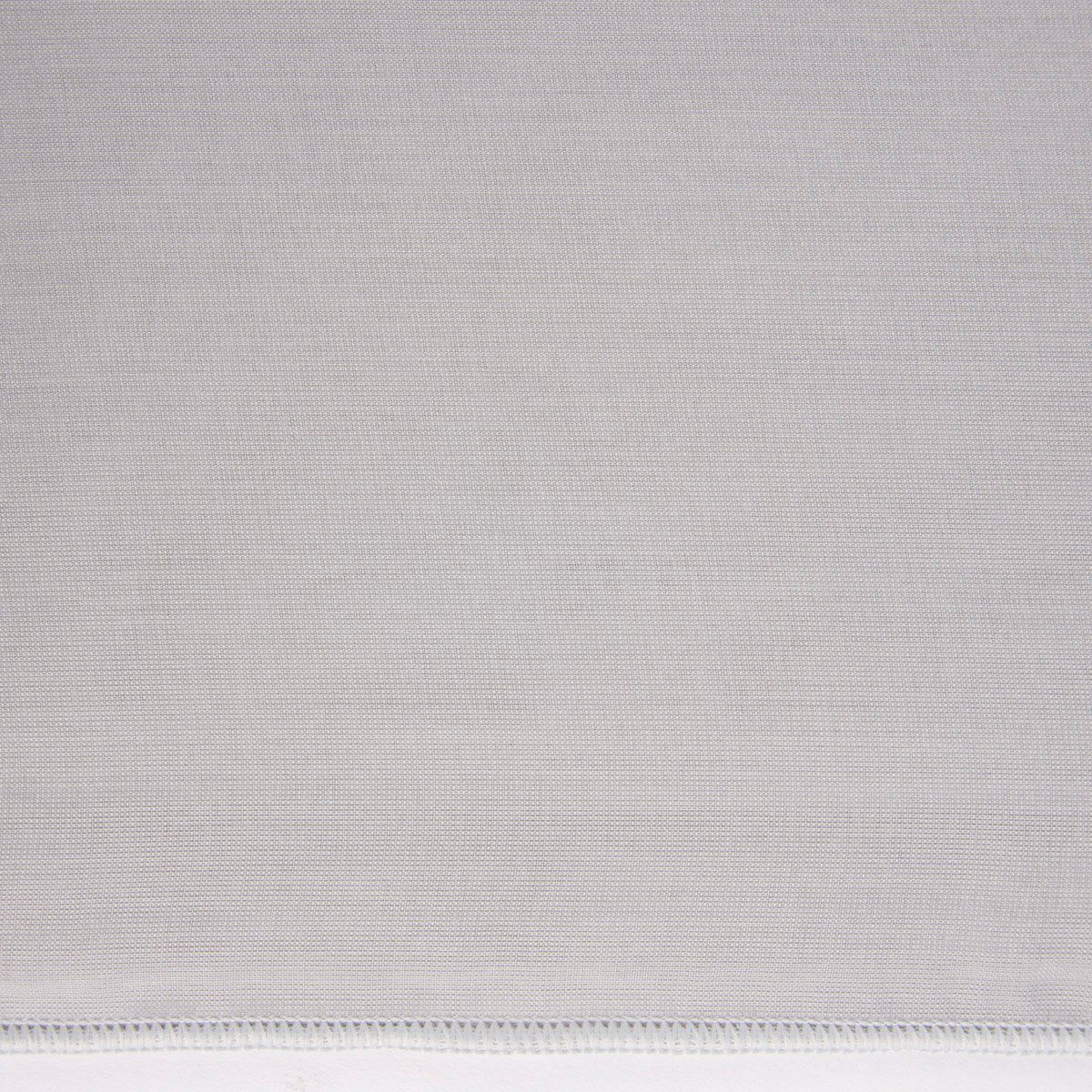 SCHÖNER LEBEN. Meterware Gardinenstoff Stores Batistoptik transparent grau Bleiband 300cm hoch, halbtransparent, Kunstfaser, überbreit