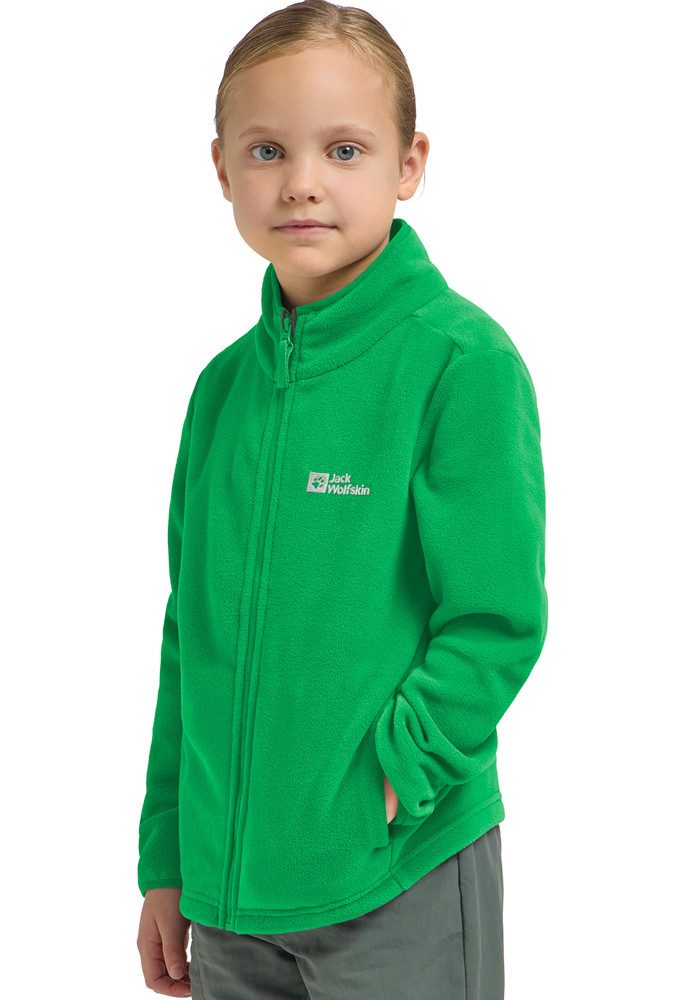Jack Wolfskin Fleecejacke TAUNUS JACKET K hochschließender Kragen, mit Reißverschluss, atmungsaktiv – Bild 3 von 5