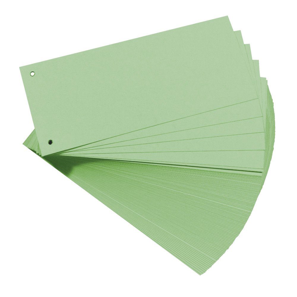 Herlitz Скрепки бумаги 100 Herlitz Разделительные полосы / 180g / Farbe: grün