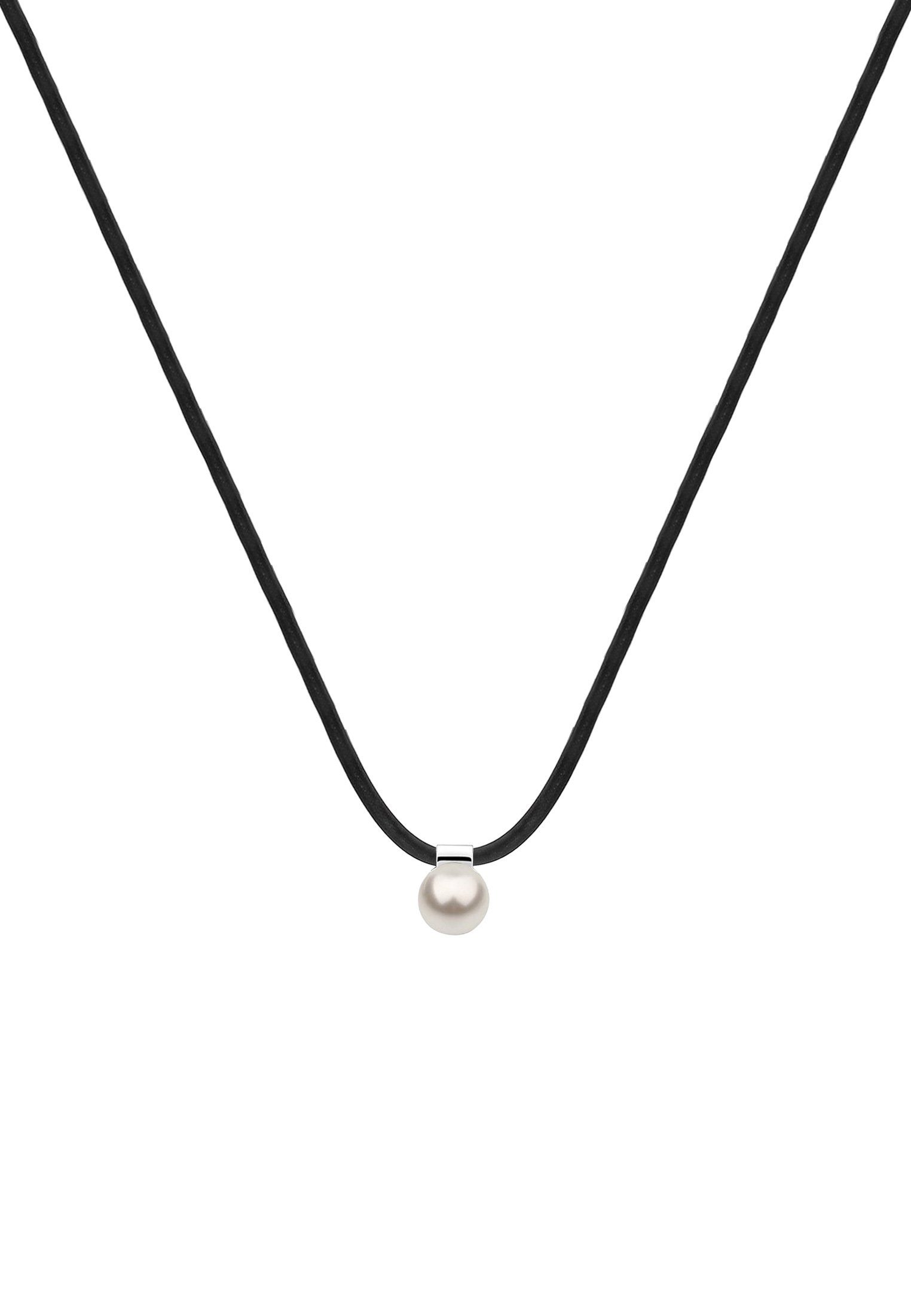 Nenalina Perlenkette Kautschuk Synthetische Perle 925 günstig online kaufen