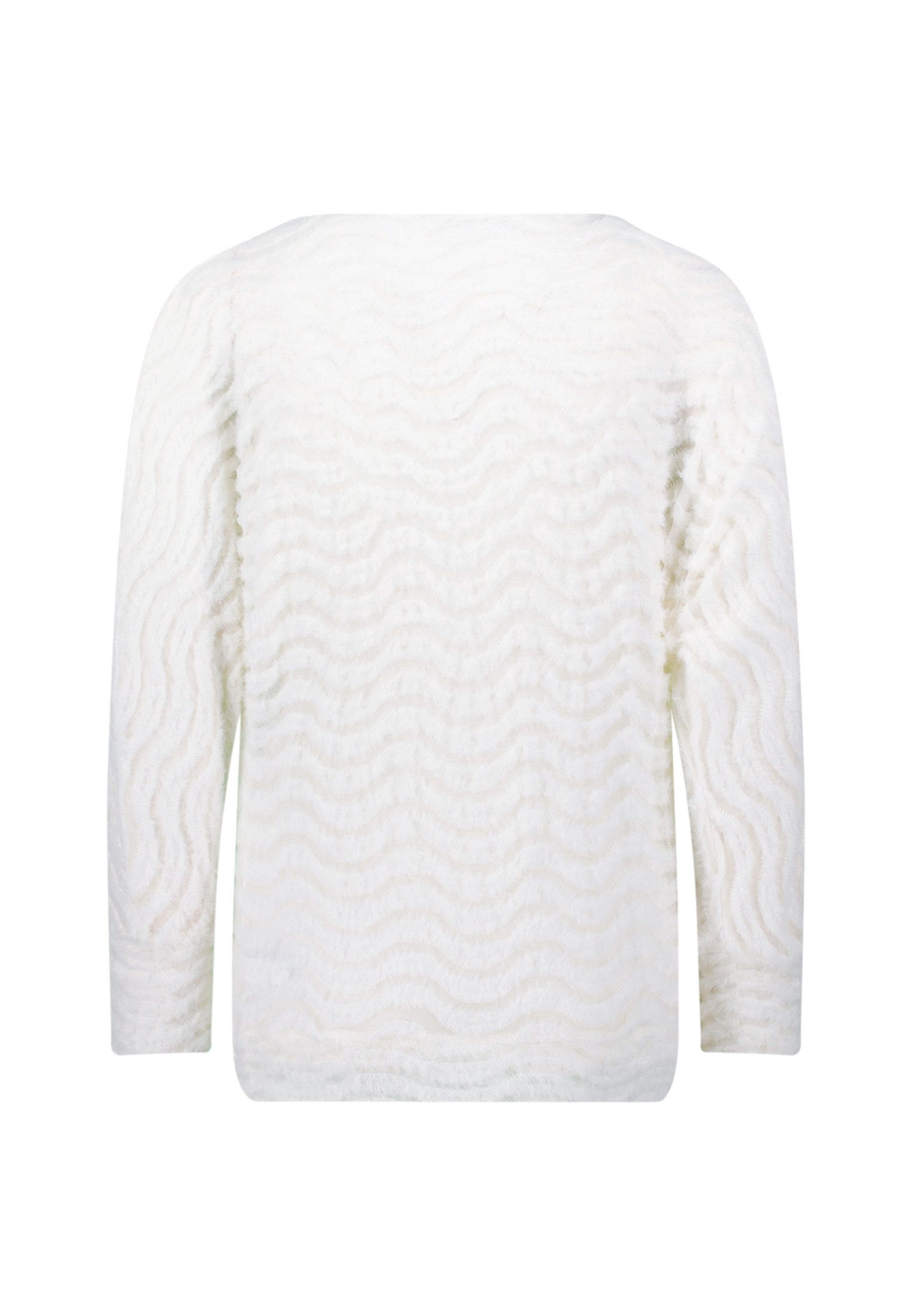 Zero Sweatshirt Damen mit Wellenmuster weiteres Detail