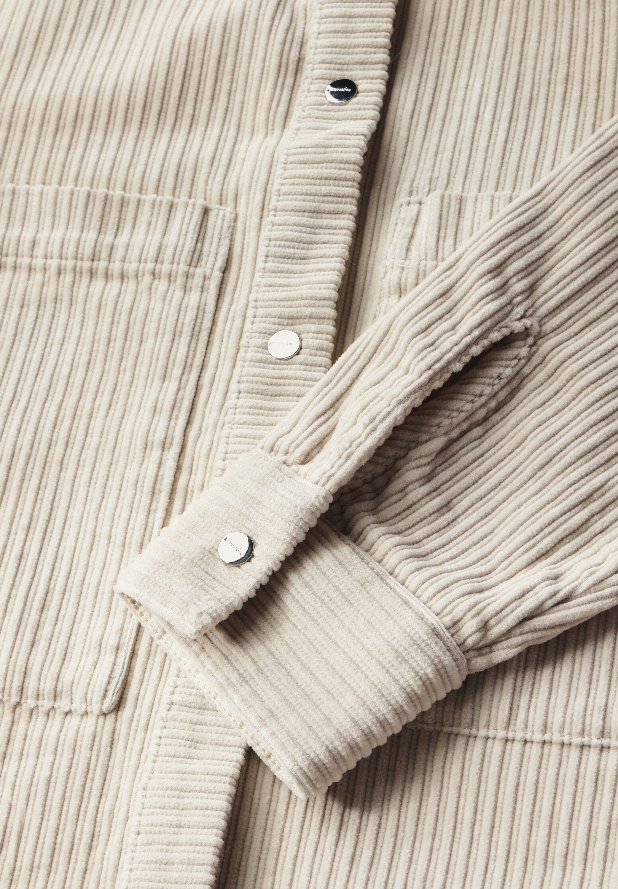 STREET ONE STUDIO Cordjacke mit Knopfleiste