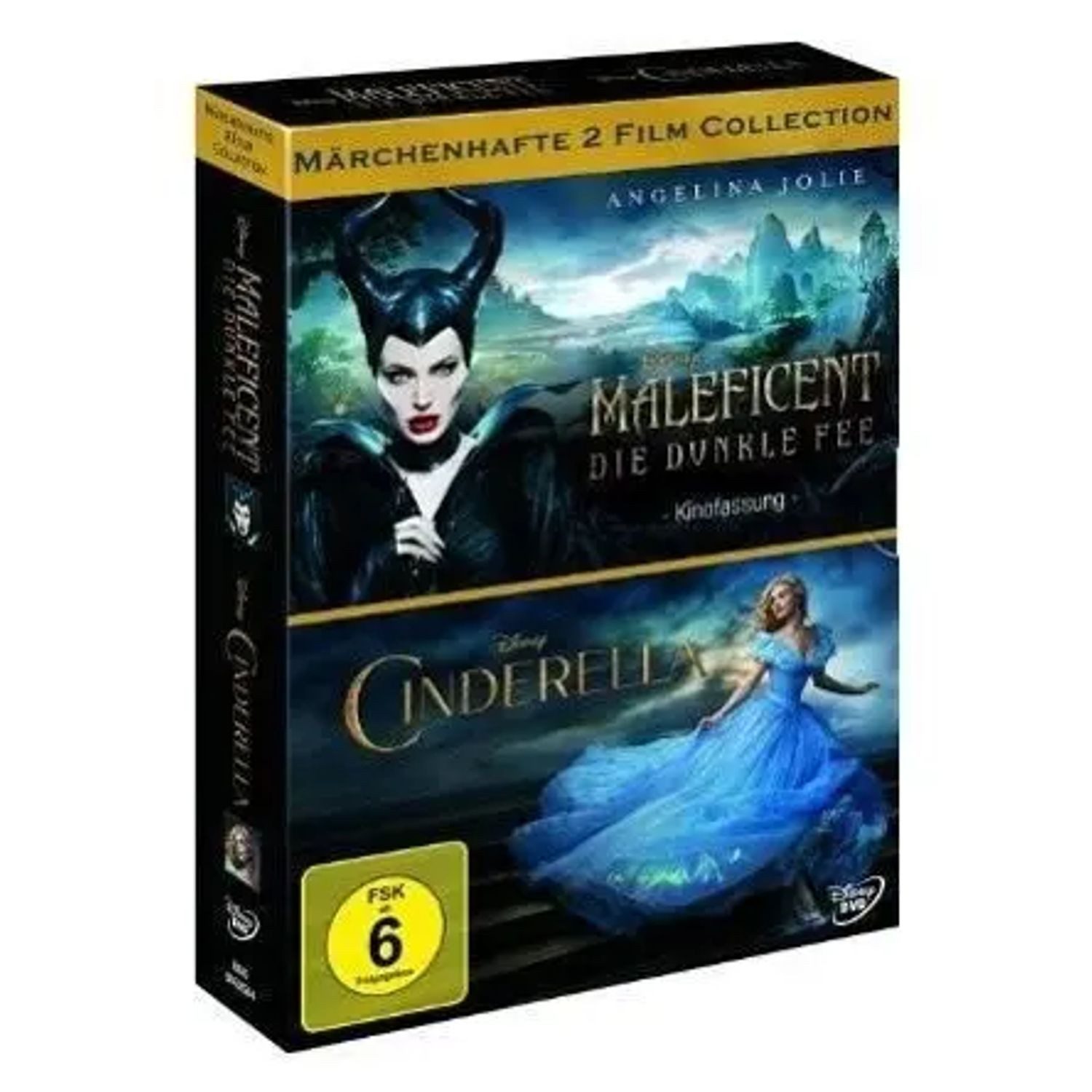Walt Disney DVD Maleficent - Die dunkle Fee & Cinderella