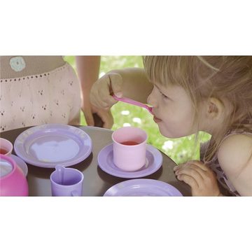 dantoy Kinder-Küchenset Kaffeeservice 17 Teile Prinzessin, Geschirr Kinderküche Kindergeschirr Teeservice Spielküche
