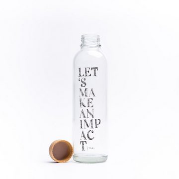 yogabox Trinkflasche CARRY 0.7 l IMPACT GLAS, Regional produziert