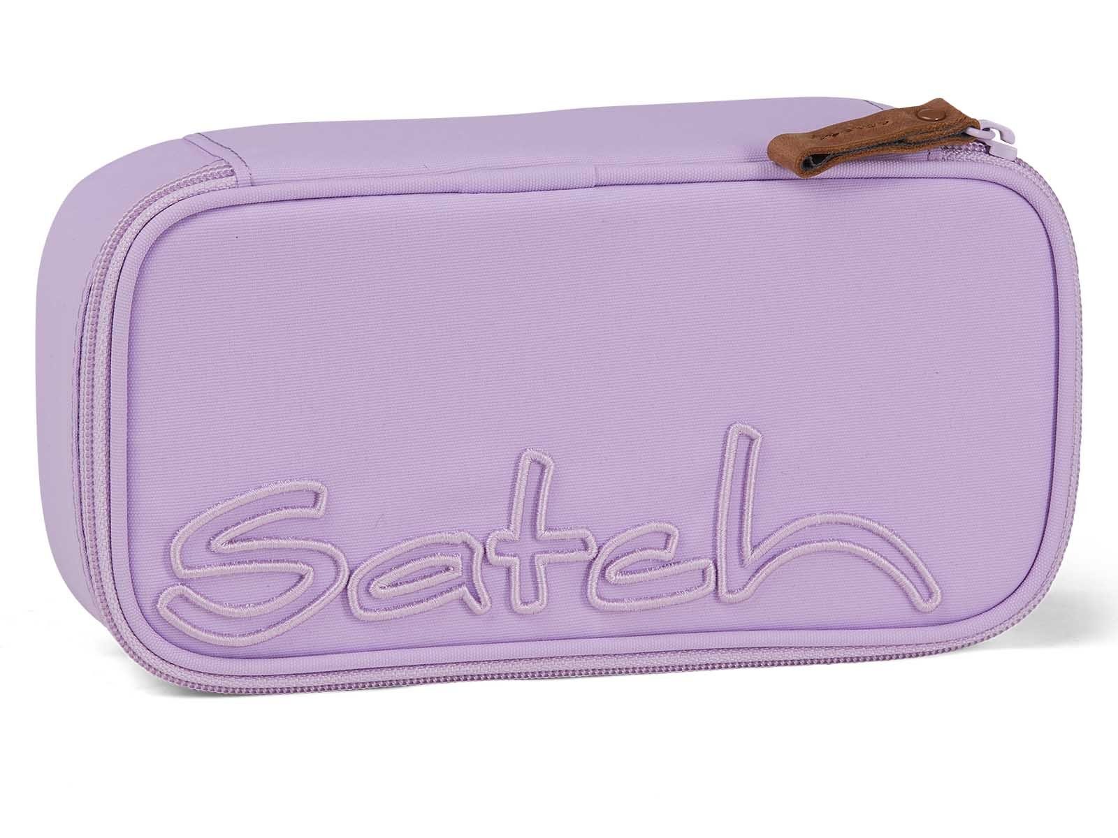 Satch Federmäppchen Schlamperbox, (1-tlg), inklusive Geodreieck Nordic Purple
