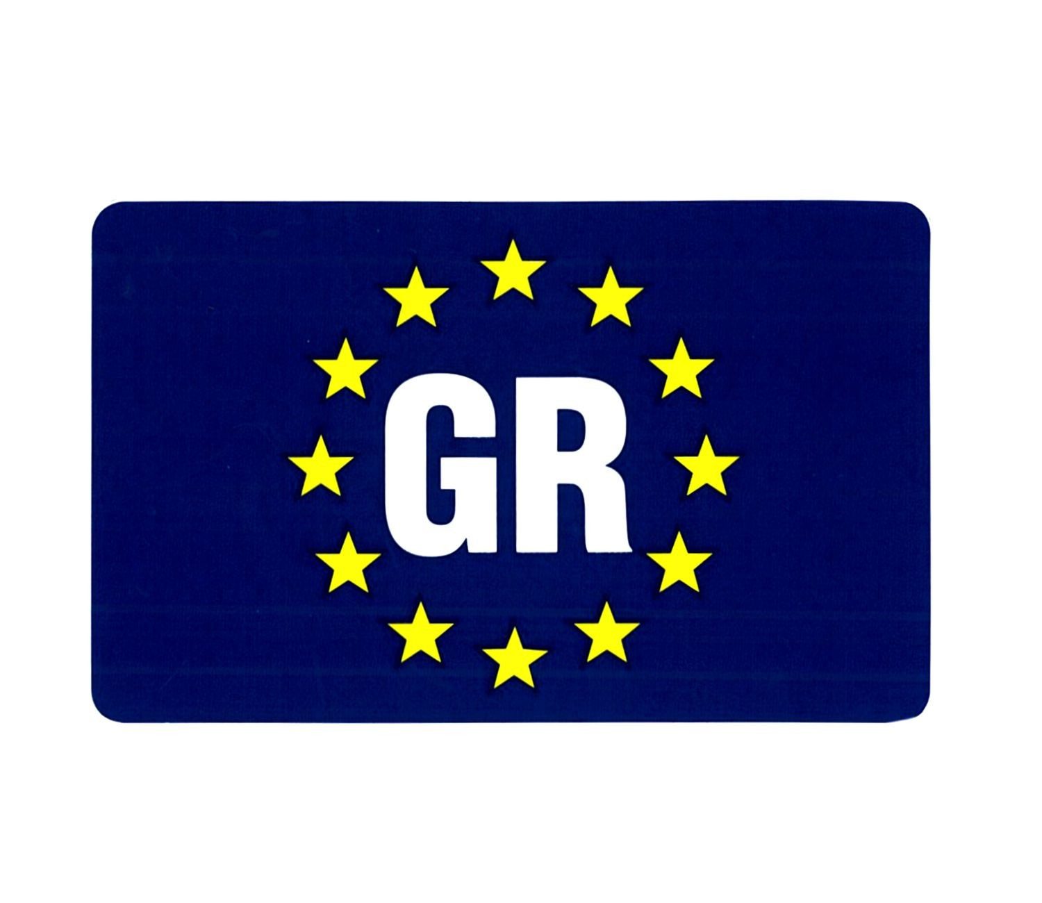 Hermann Schütz Aufkleber Aufkleber Europa-GR Griechenland 75 x 120 mm