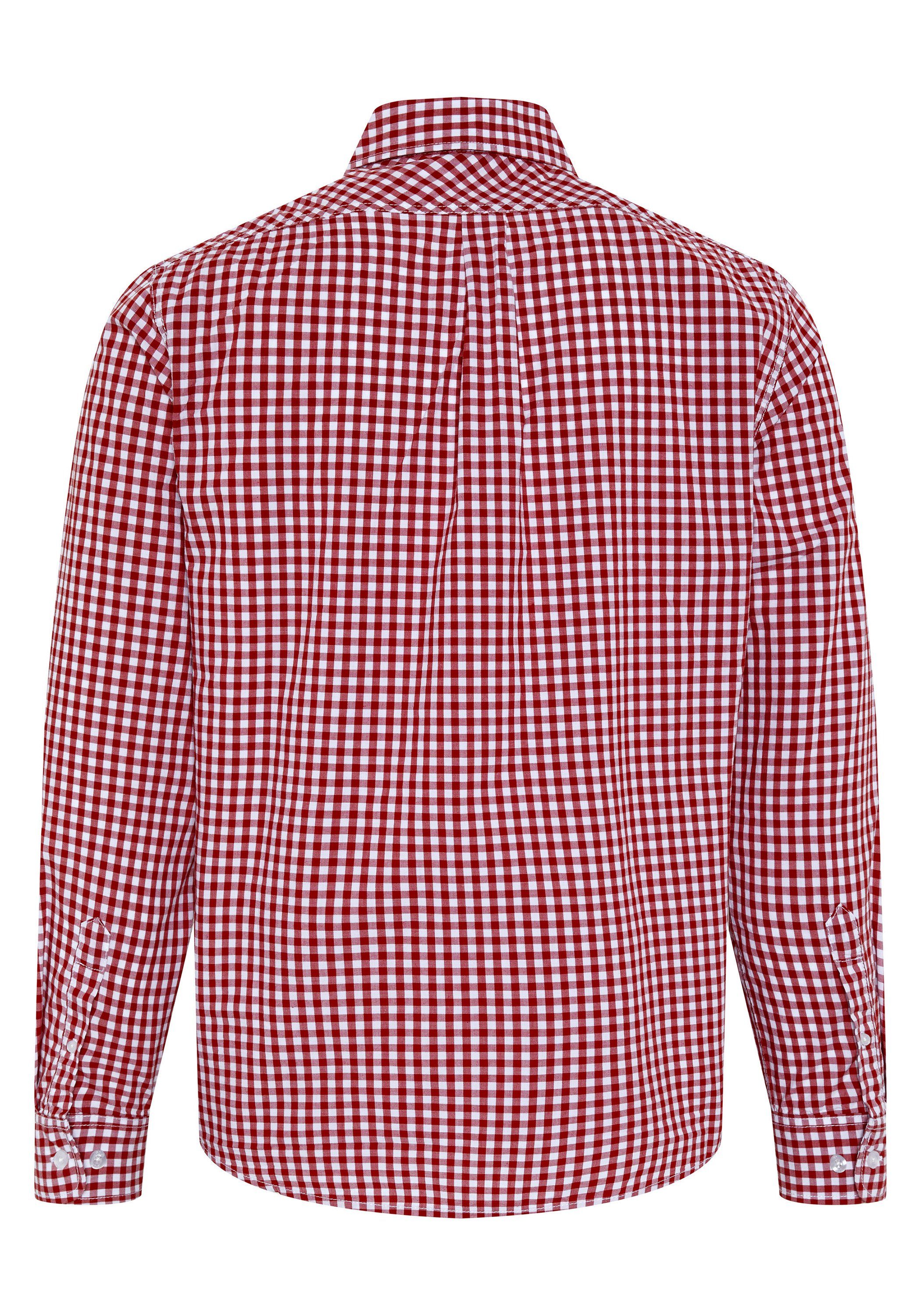 Polo Sylt Langarmhemd mit minimalistischem Karomuster günstig online kaufen