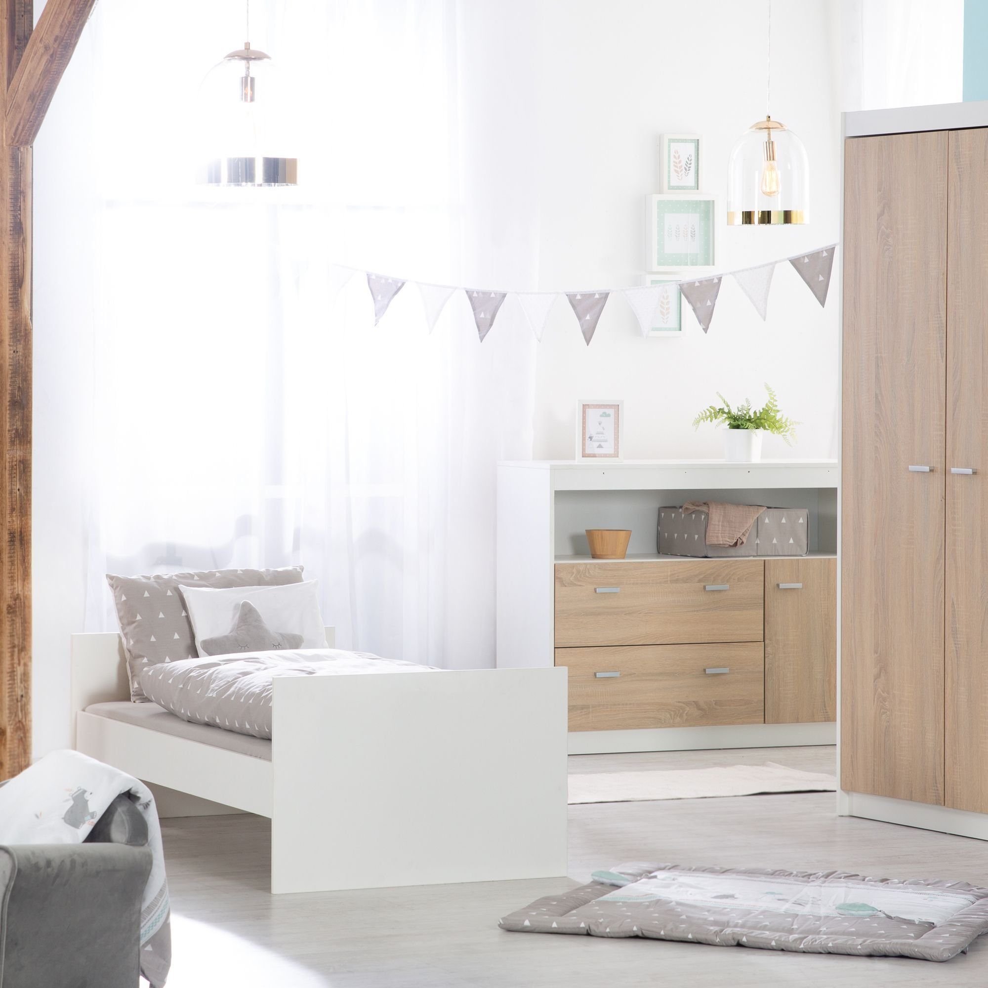 roba® Babyzimmer-Komplettset Babyzimmer roba GABRIELLA bunt Kinderzimmer Komplettzimmer