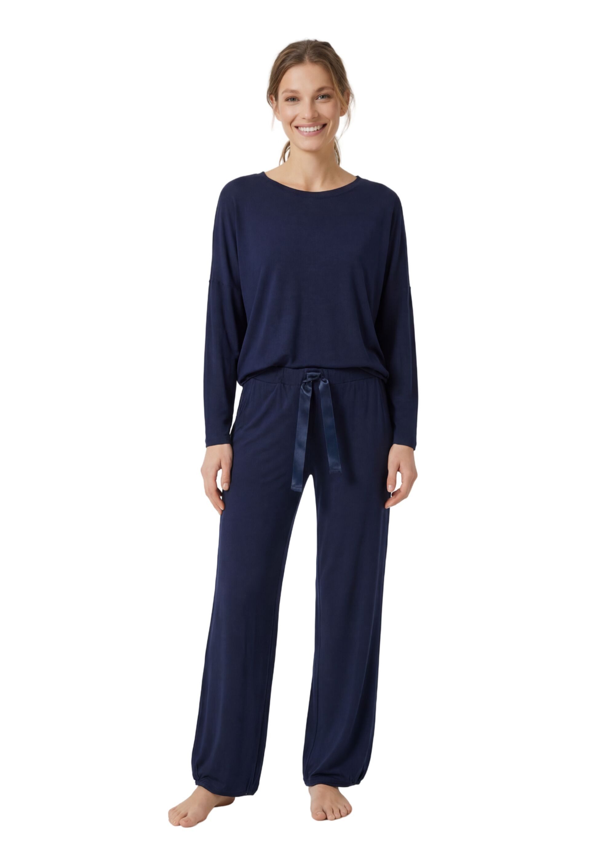 MYJAMA Pyjamaoberteil Cami Klassisch, weiche Qualität, elastisch, figurumschmeichelnd