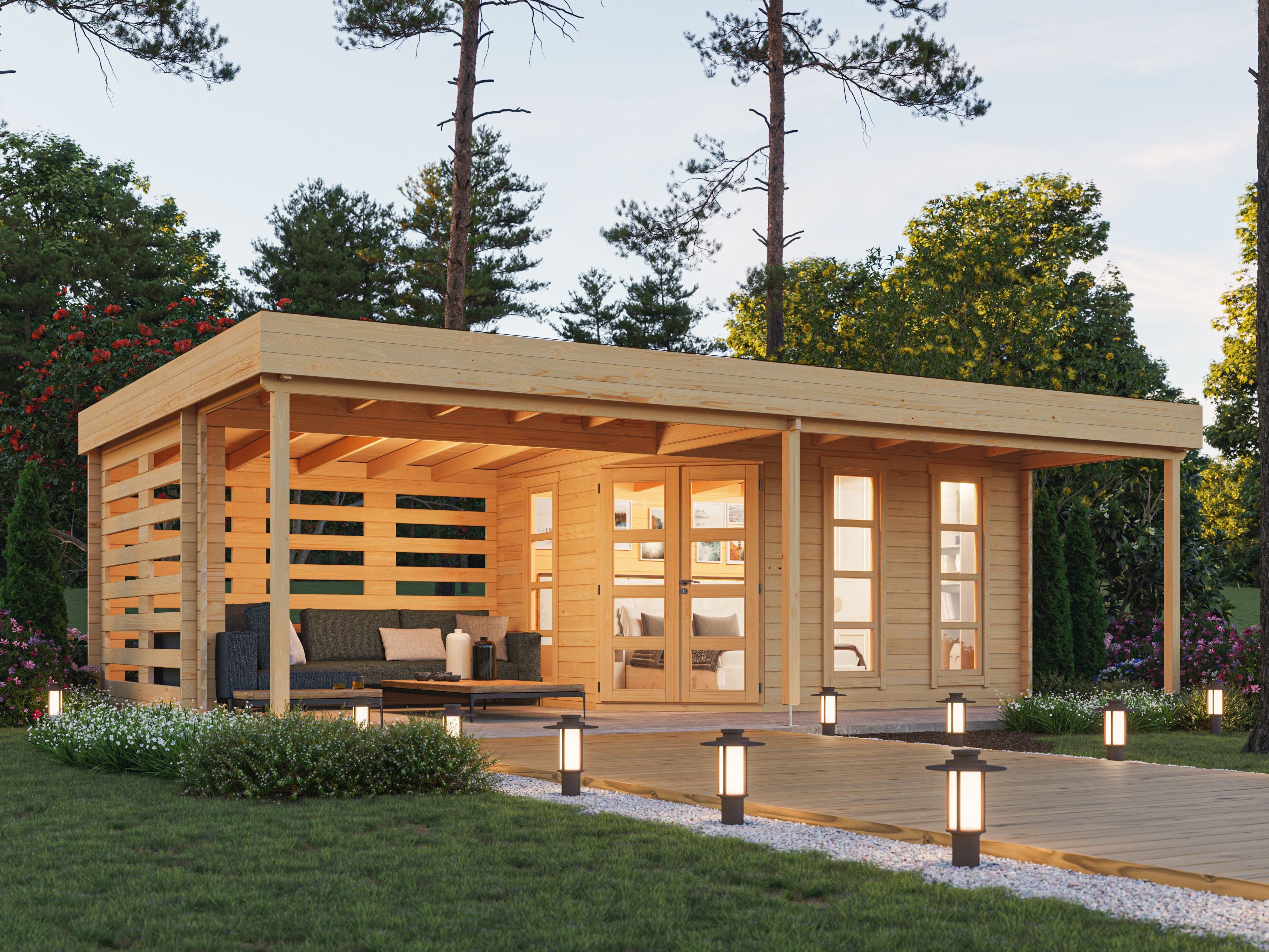 Fjordholz Gartenhaus Susan 44