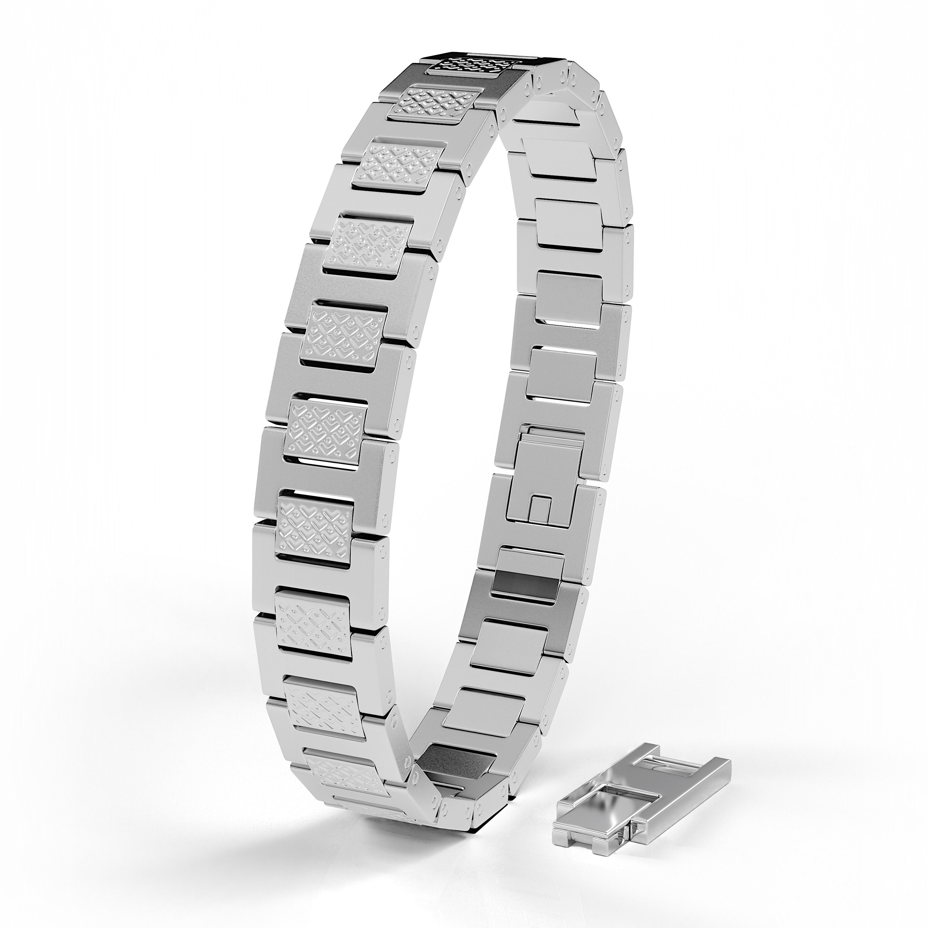 SERASAR Armband Edelstahlarmband für Herren, Power