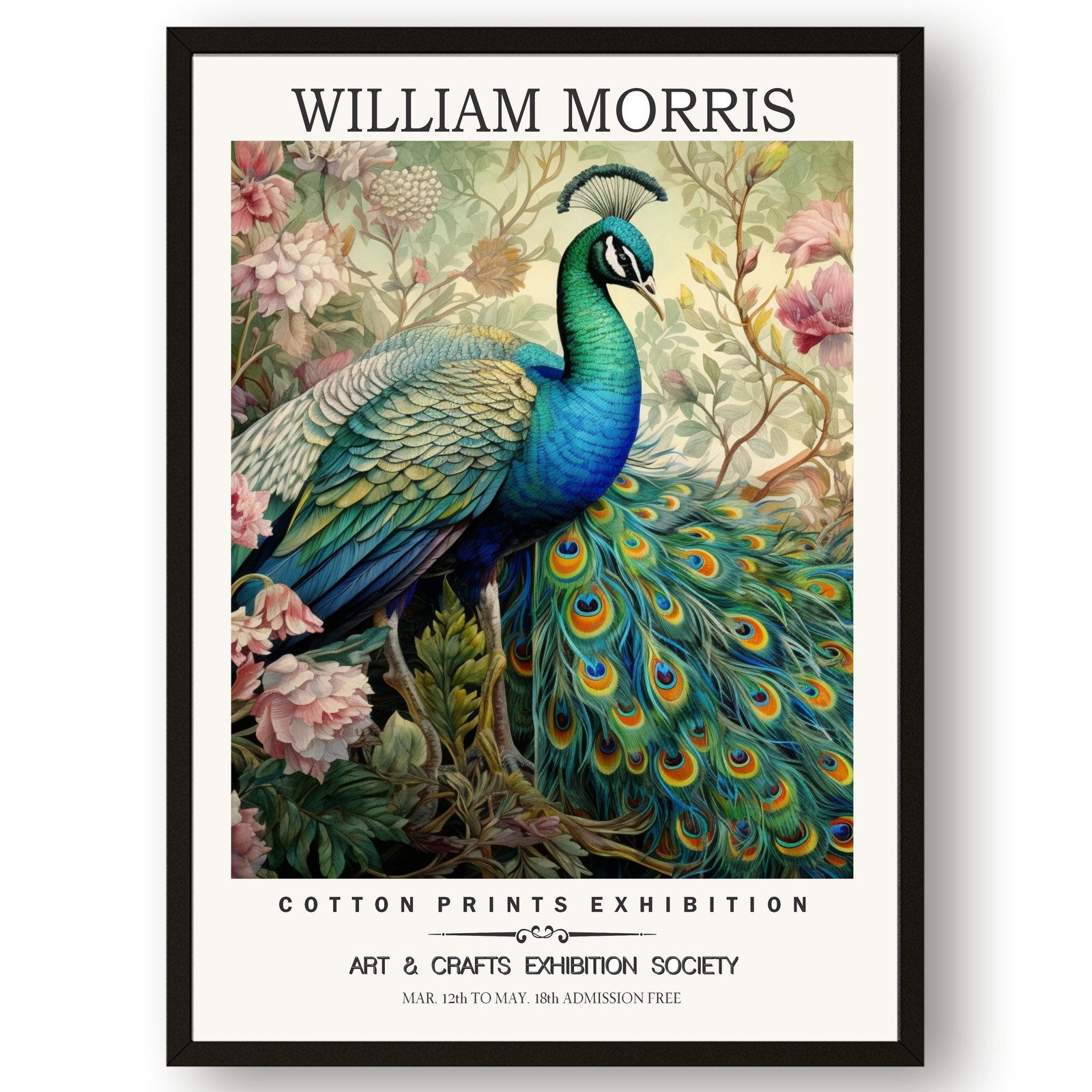 homestyle-accessoires Poster Bild Wandbild Kunstdruck WILLIAM günstig online kaufen