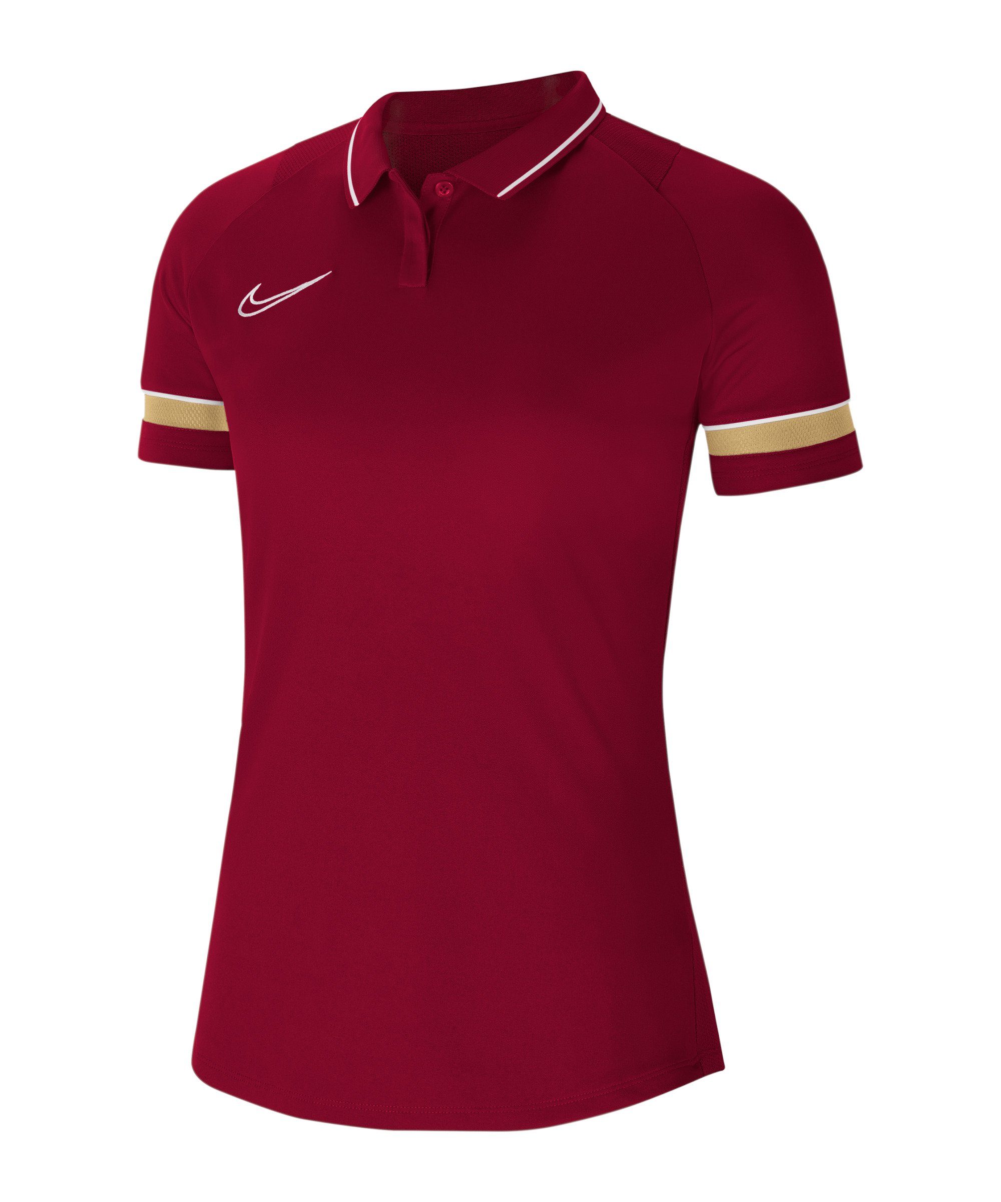 default Poloshirt Poloshirt rotweissgelb Damen 21 Nike Academy