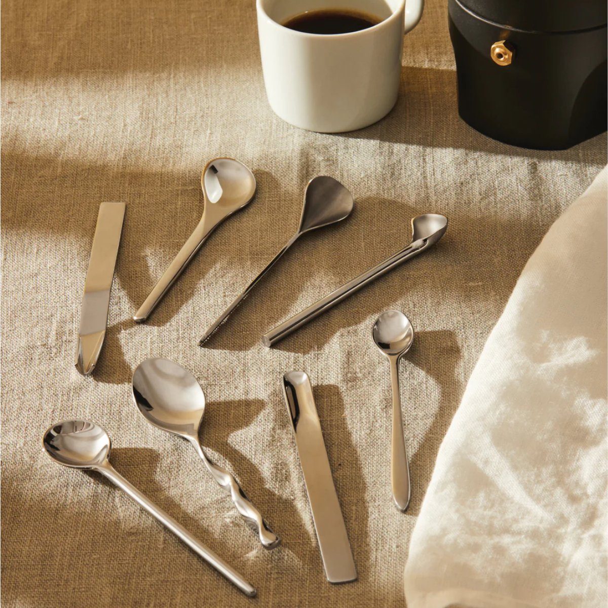 Alessi Kaffeelöffel Kaffee- Espressolöffel 8er-Set