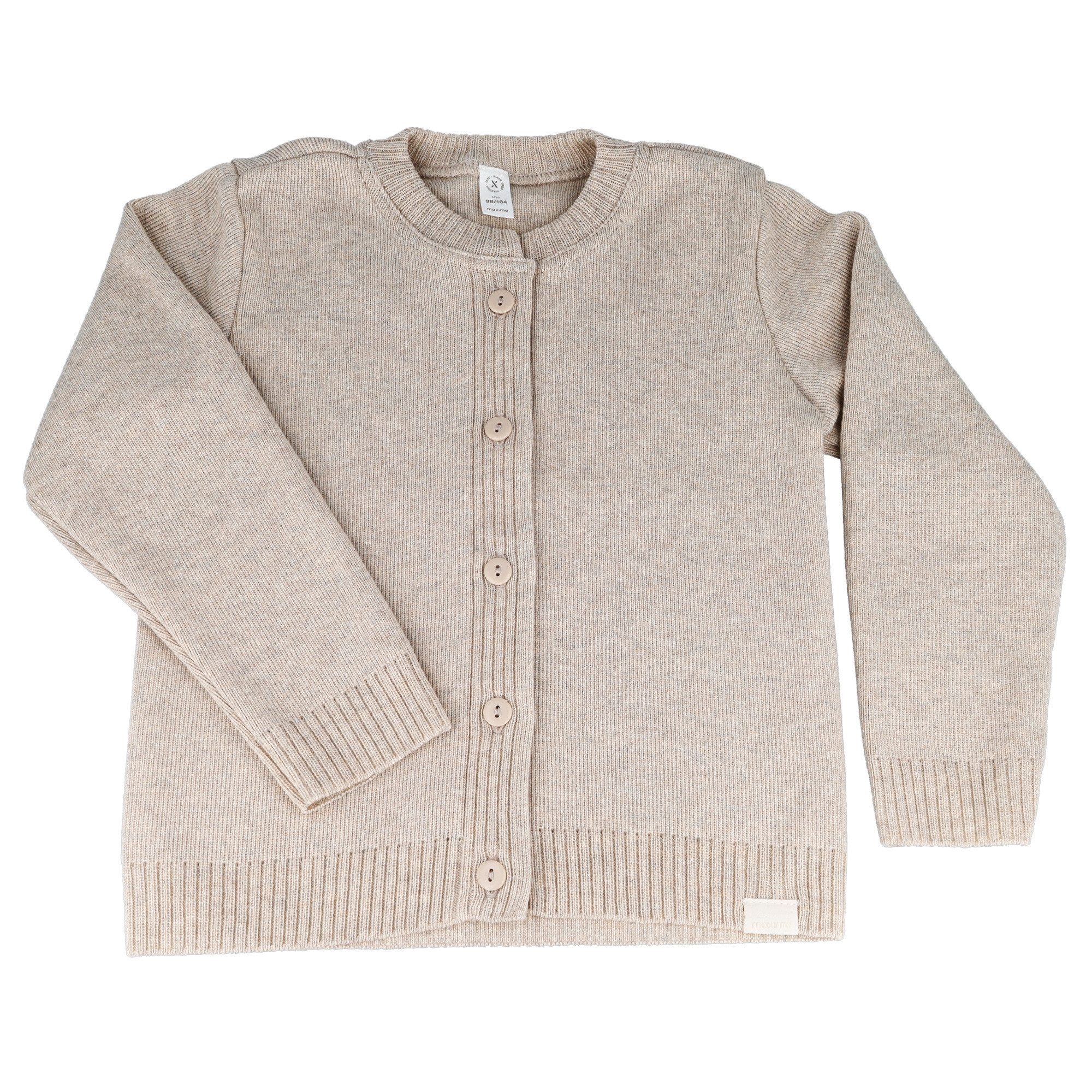 Fleecejacke GOTS BABY-Strickjacke, RR, Knöpfe
