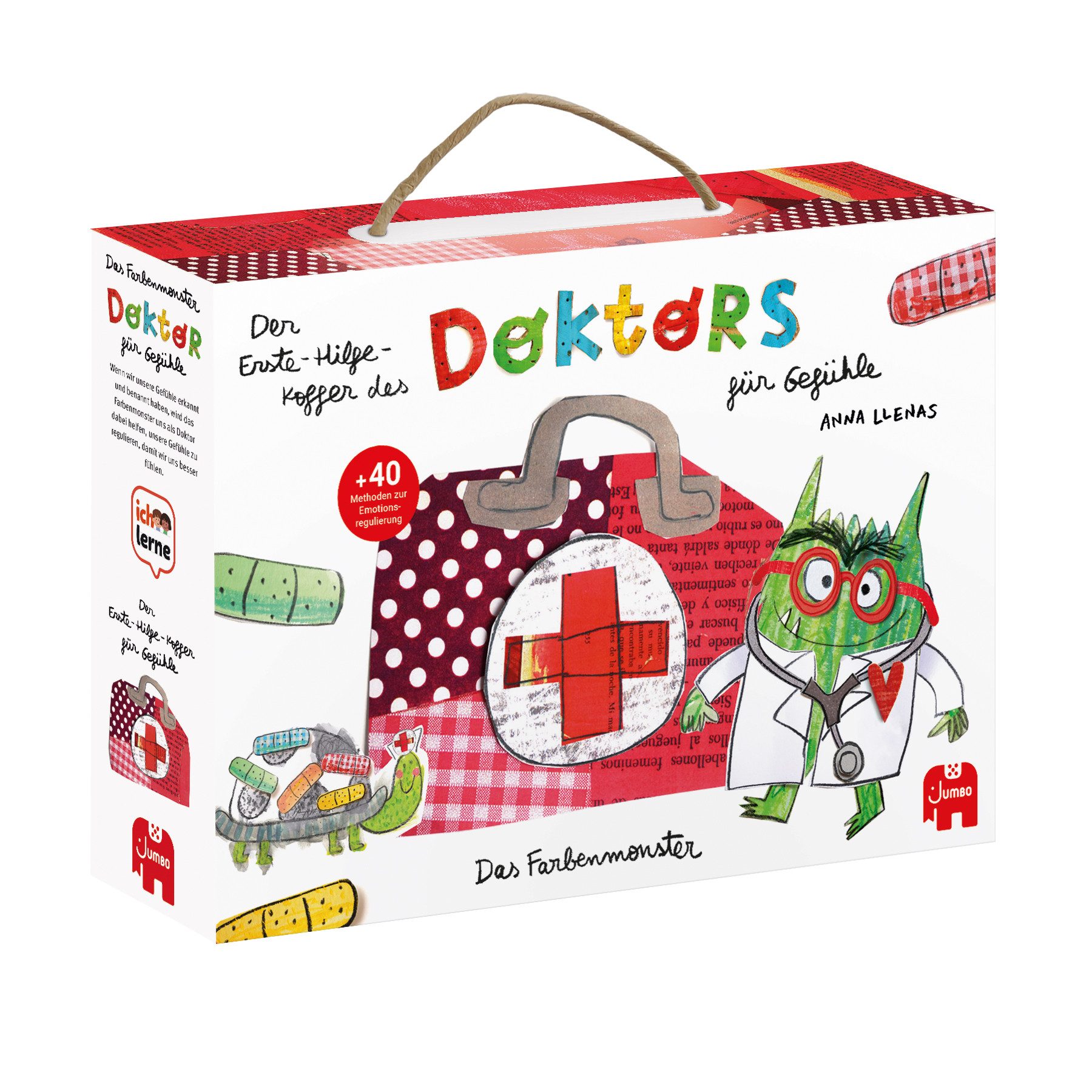 Jumbo Spiele Spiel Ich Lerne - Feeling Doctor - Das Farbenmonster, Jumbo Spiele 1110101623 Ich entdecke die Emotionen