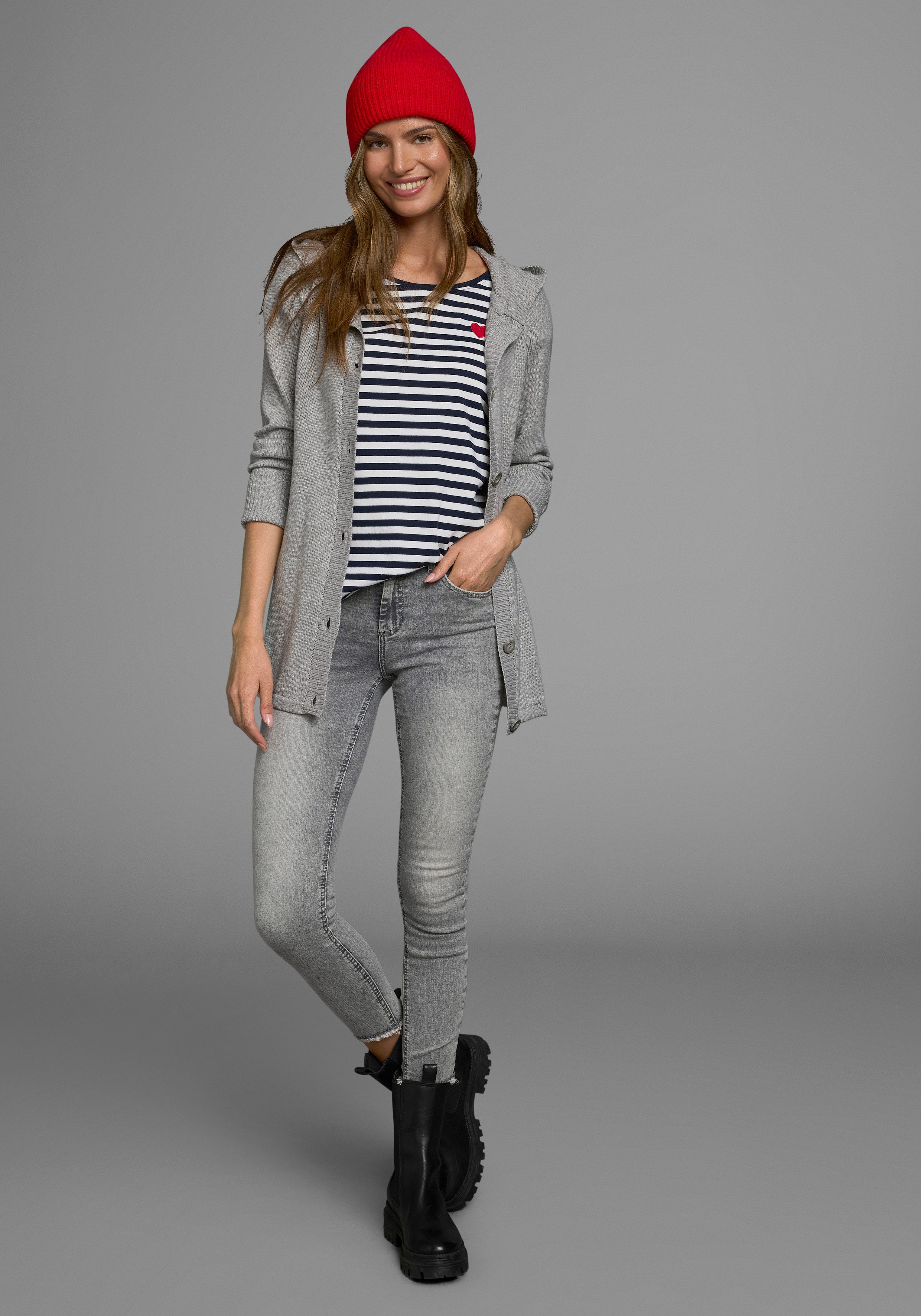 Flashlights Kapuzenstrickjacke (Packung, 2-tlg., 2er-Pack) zum Knöpfen - im Set