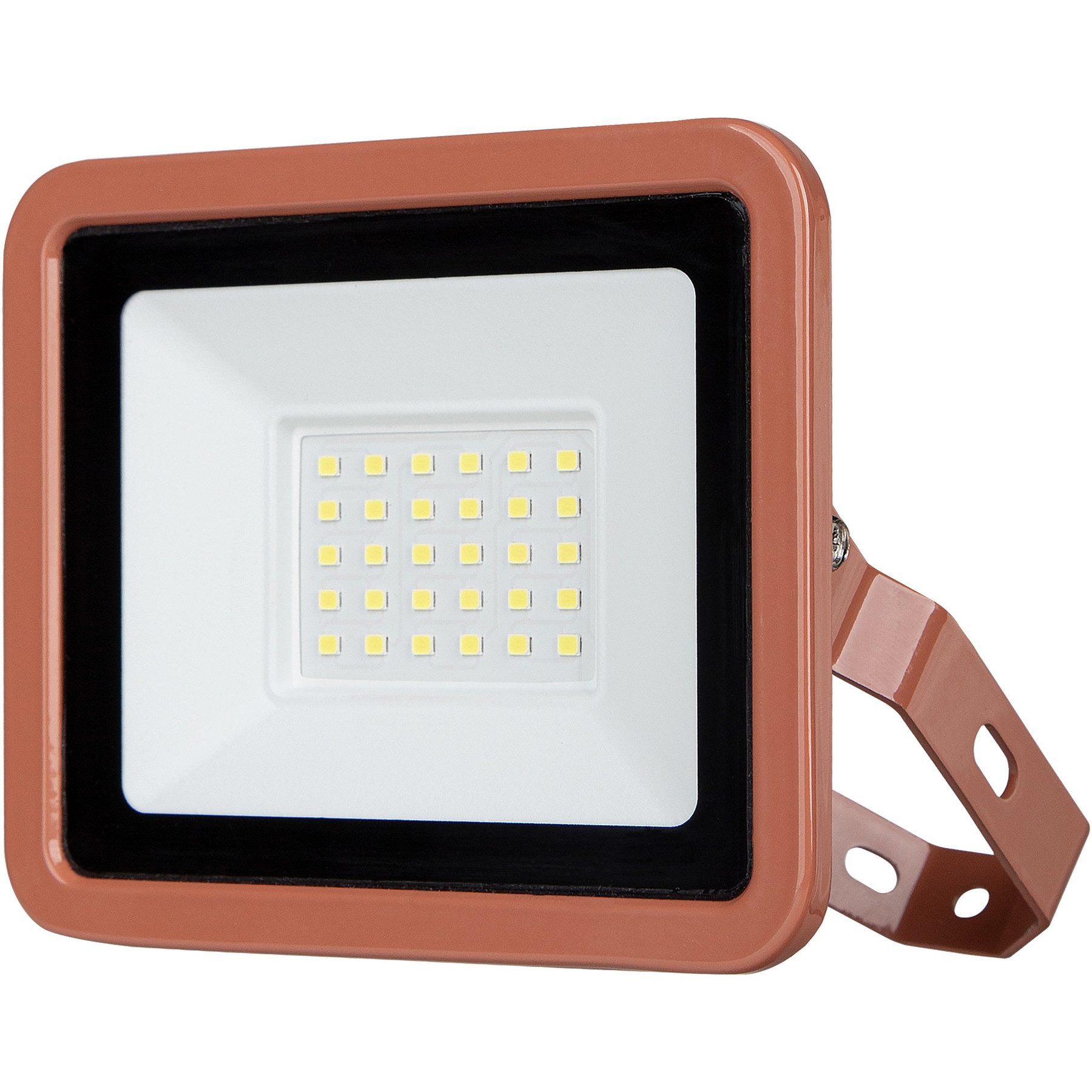 REV LED Flutlichtstrahler REV LED-Fluter Eco+, 20W, 6500K, 1700lm, kaltweiß, IP65, terracotta
