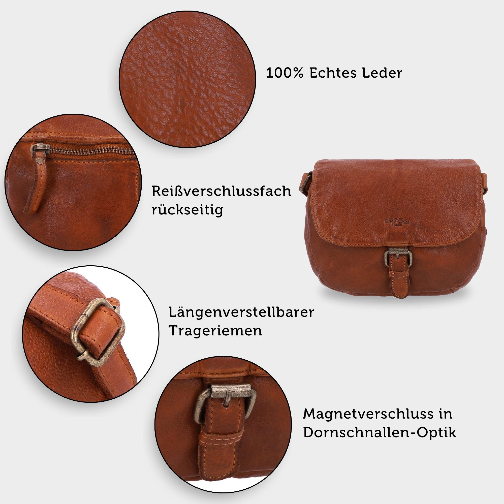 Gusti Leder Handtasche Gusti Leder Handtasche Stefanie (1-tlg)