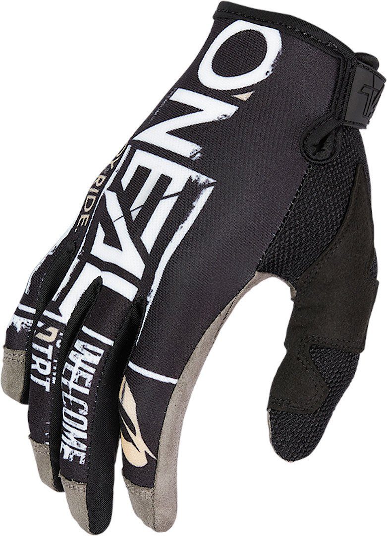 Motocross Black/White Nanofront O’NEAL Handschuhe Mayhem Attack Motorradhandschuhe