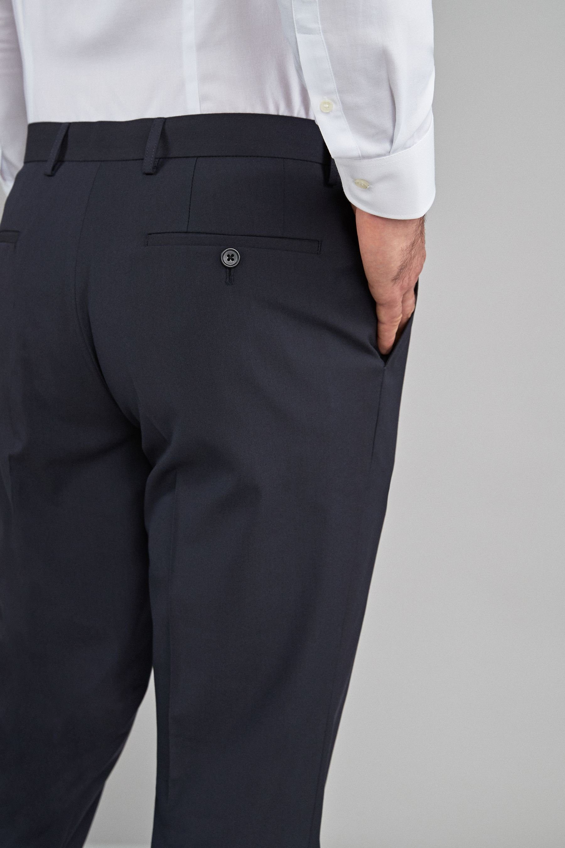 Next Dehnbund-Hose Formelle Stretchhose – Regular Fit (1-tlg)