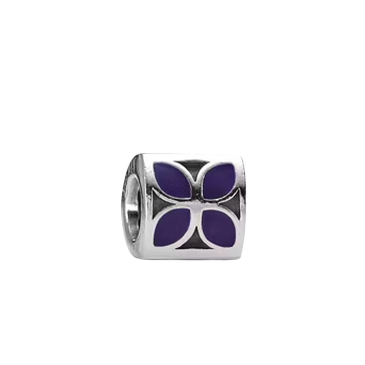 Pandora Charm-Einhänger Pandora Charm Damen Blumen Lila Sterling Silber 790437EN02