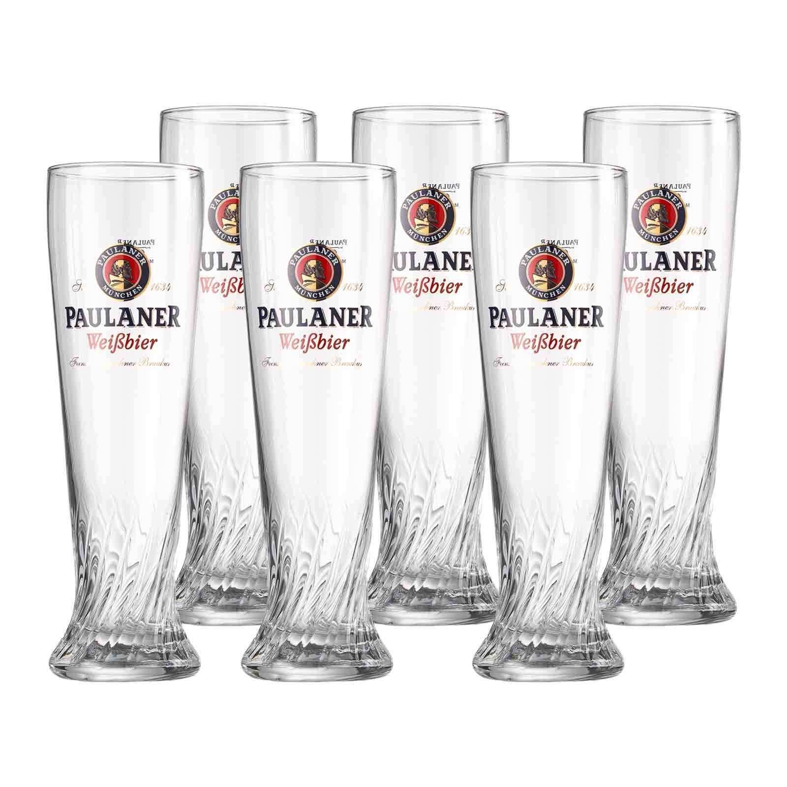 Ritzenhoff & Breker Bierglas Paulaner Weizenbiergläser 500 ml 6er Set, Glas