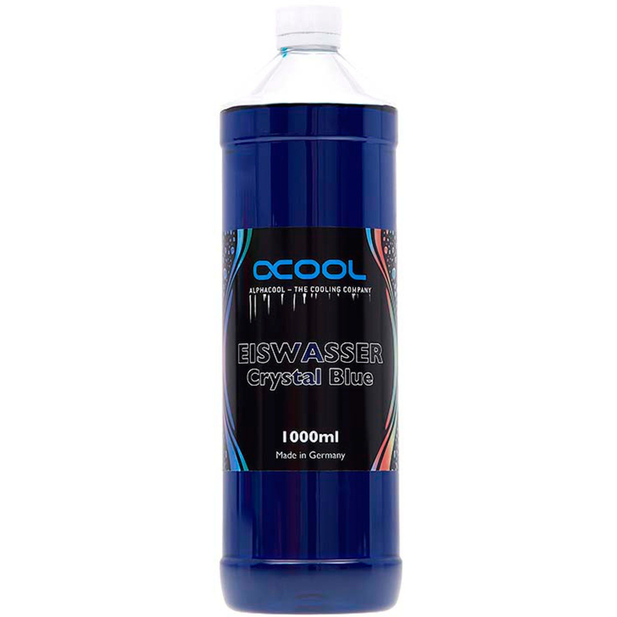 AlphaCool Wasserkühlung Eiswasser Crystal Blue Fertiggemisch 1000ml