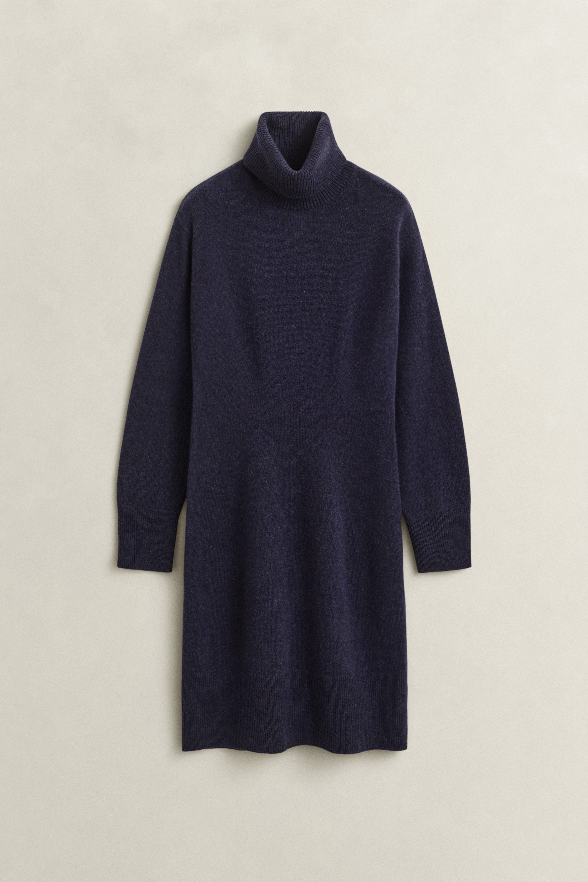 Gant Strickkleid WOOL CASHMERE ROLLNECK