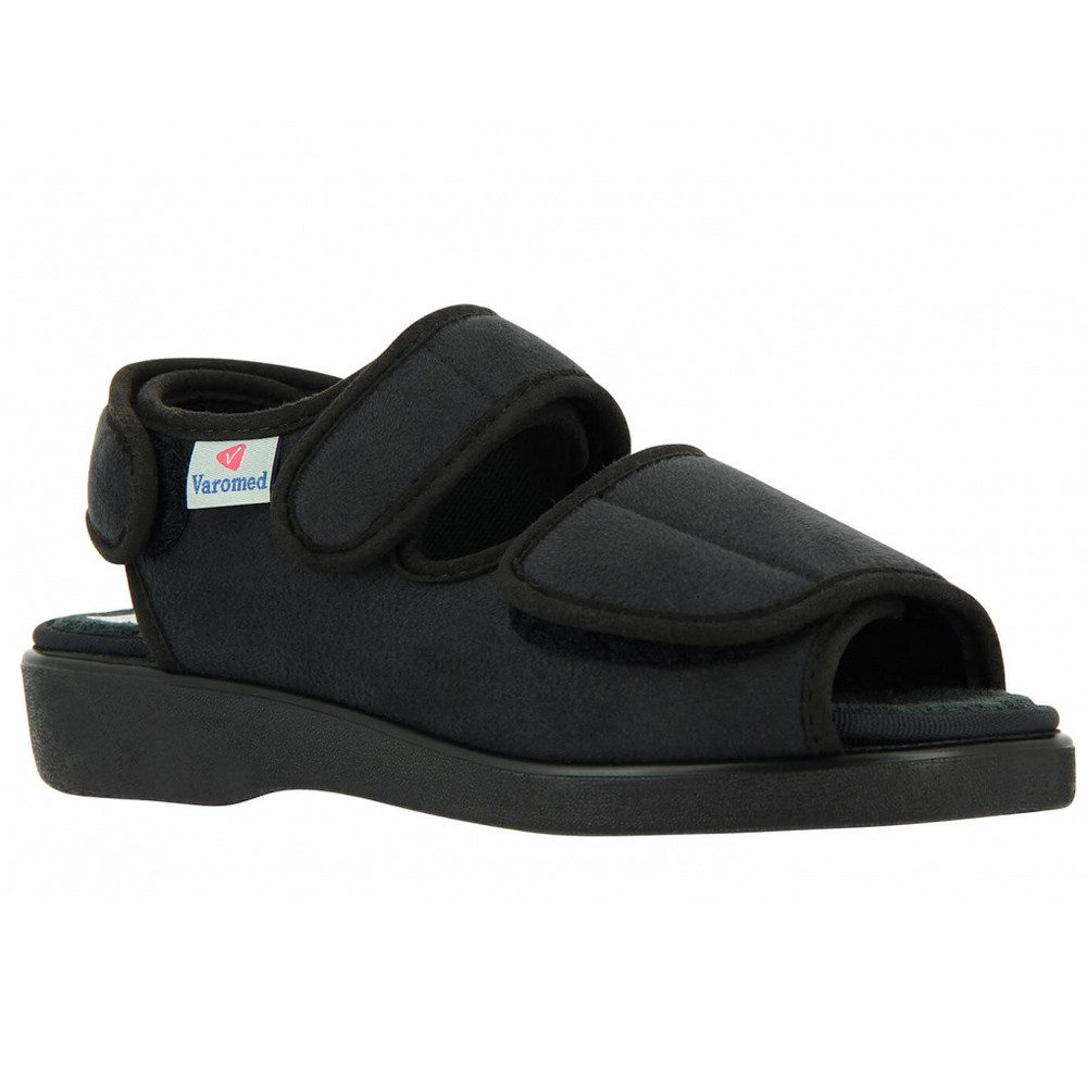 Florett Varomed Sandale 'LUGANO' für Verbände, schwarz Spezialschuh