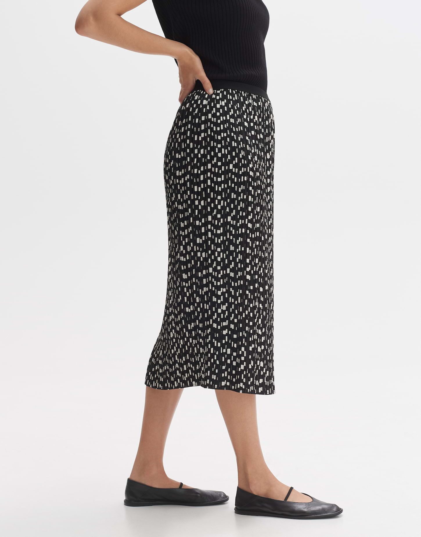 OPUS Plisseerock Plisseerock RABANI WINDOW Straight mit Gummibund
