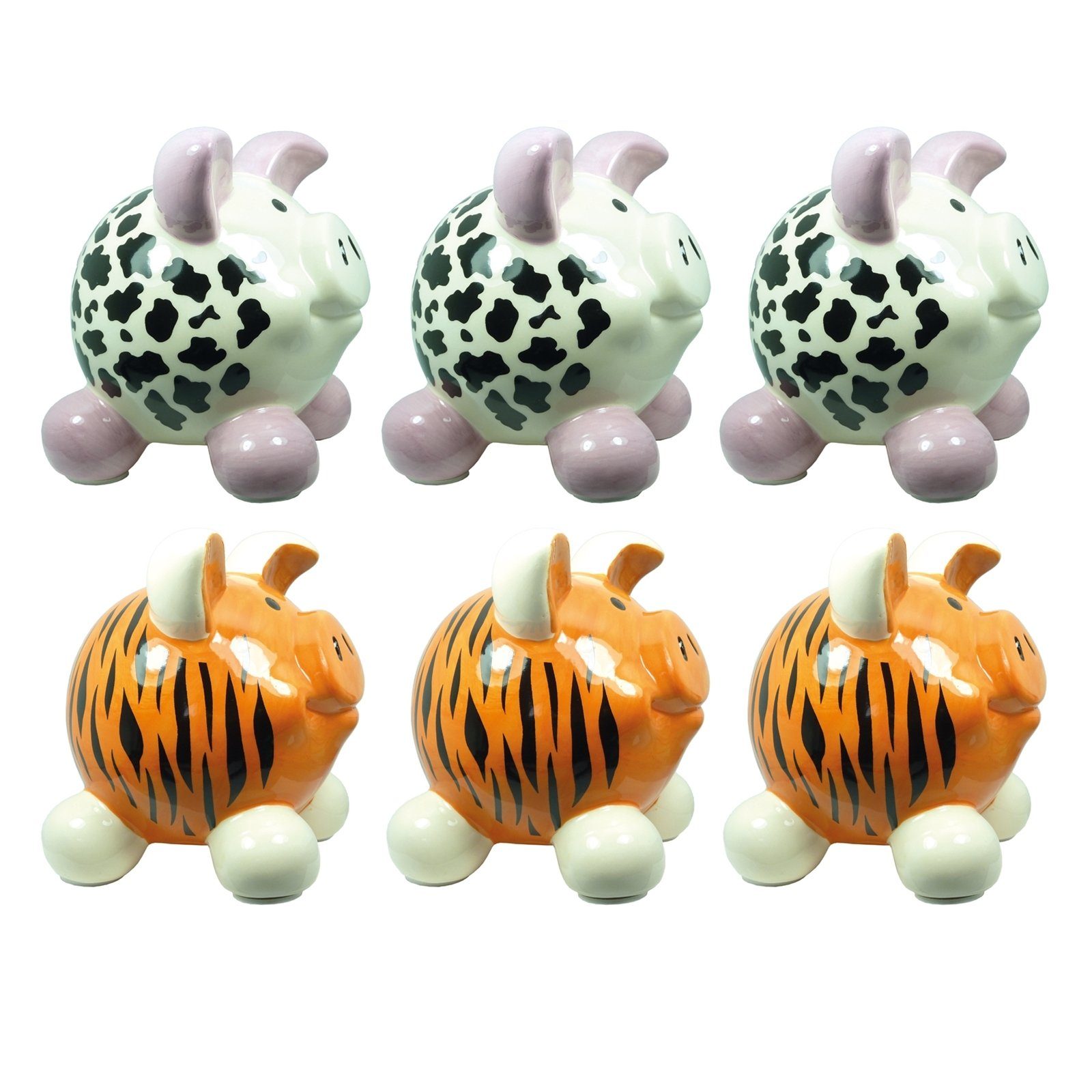 HTI-Living Spardose Sparschwein klein, 6 Stück 2 Tiermotive, (Set, 6-tlg., günstig online kaufen