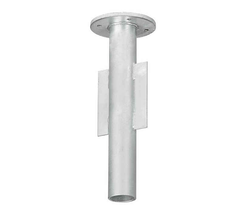 Dehner Schirmständer Bodenhülse für Ampelschirme, Ø 14.5 cm, Höhe 40 cm, Robuste Metall-Bodenhülse zur sicheren Befestigung Ihres Ampelschirms