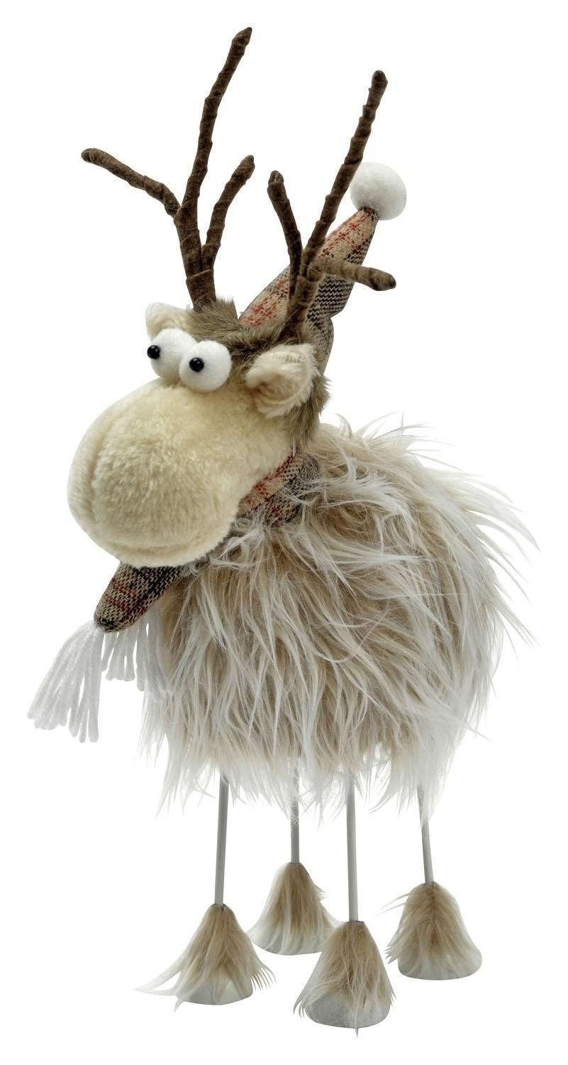 casa NOVA Dekofigur Deko-Elch RADISON, H 39 cm, Beige, Braun, (1 St), Polye günstig online kaufen