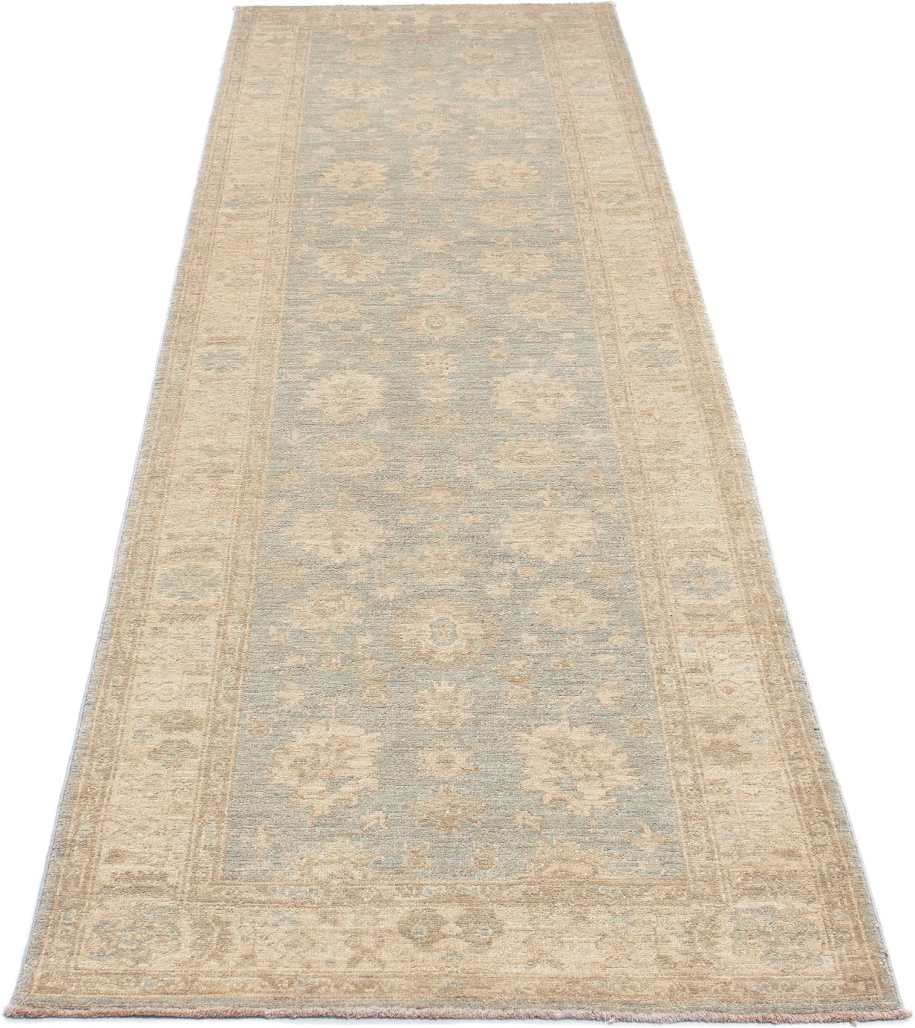 Orientteppich Ziegler - 299 x 79 cm - beige, morgenland, rechteckig, Höhe: 6 mm, Wohnzimmer, Handgeknüpft, Einzelstück mit Zertifikat