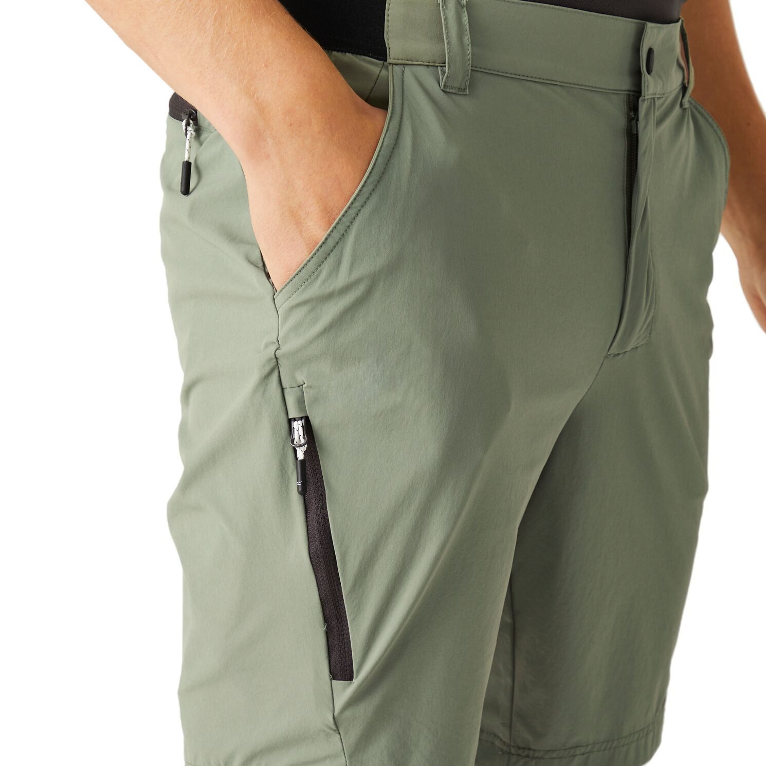 Regatta Trekkinghose Wanderhose Travel Light (wasserabweisend und schnelltrocknend) kurz