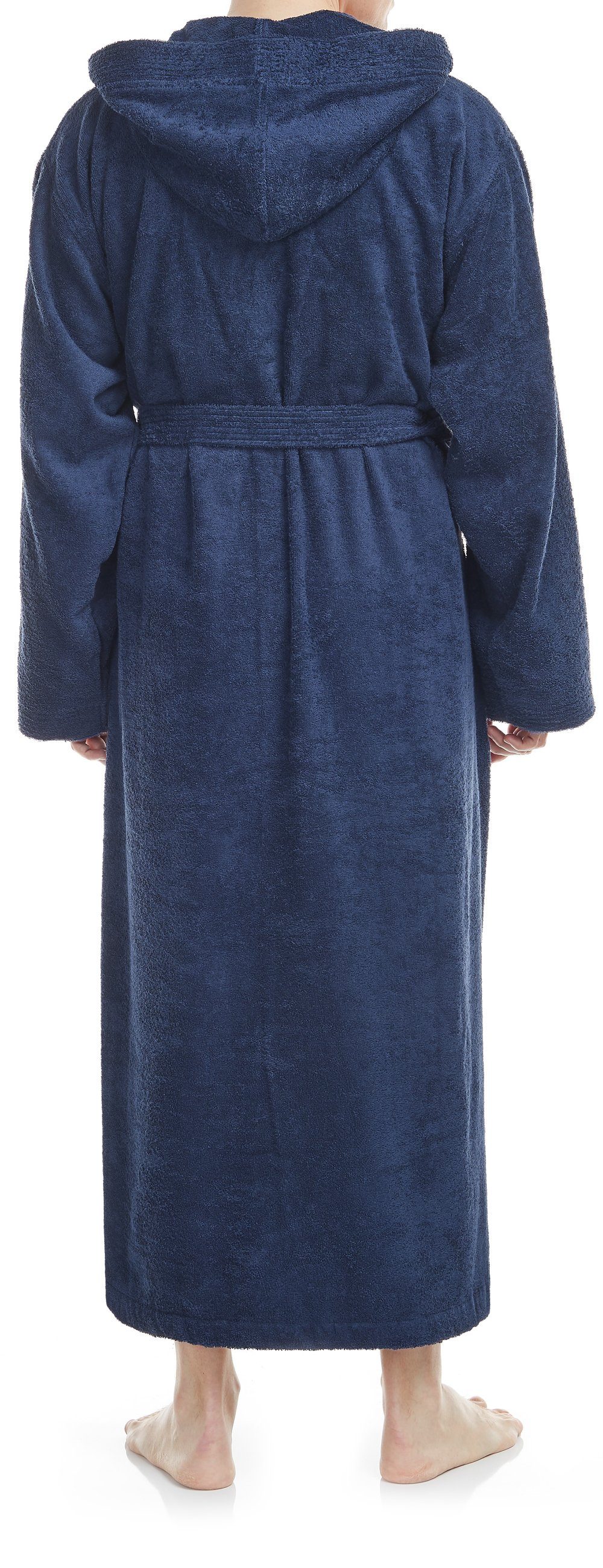 Arus Herrenbademantel mit Kapuze, 100% Baumwolle, günstig online kaufen